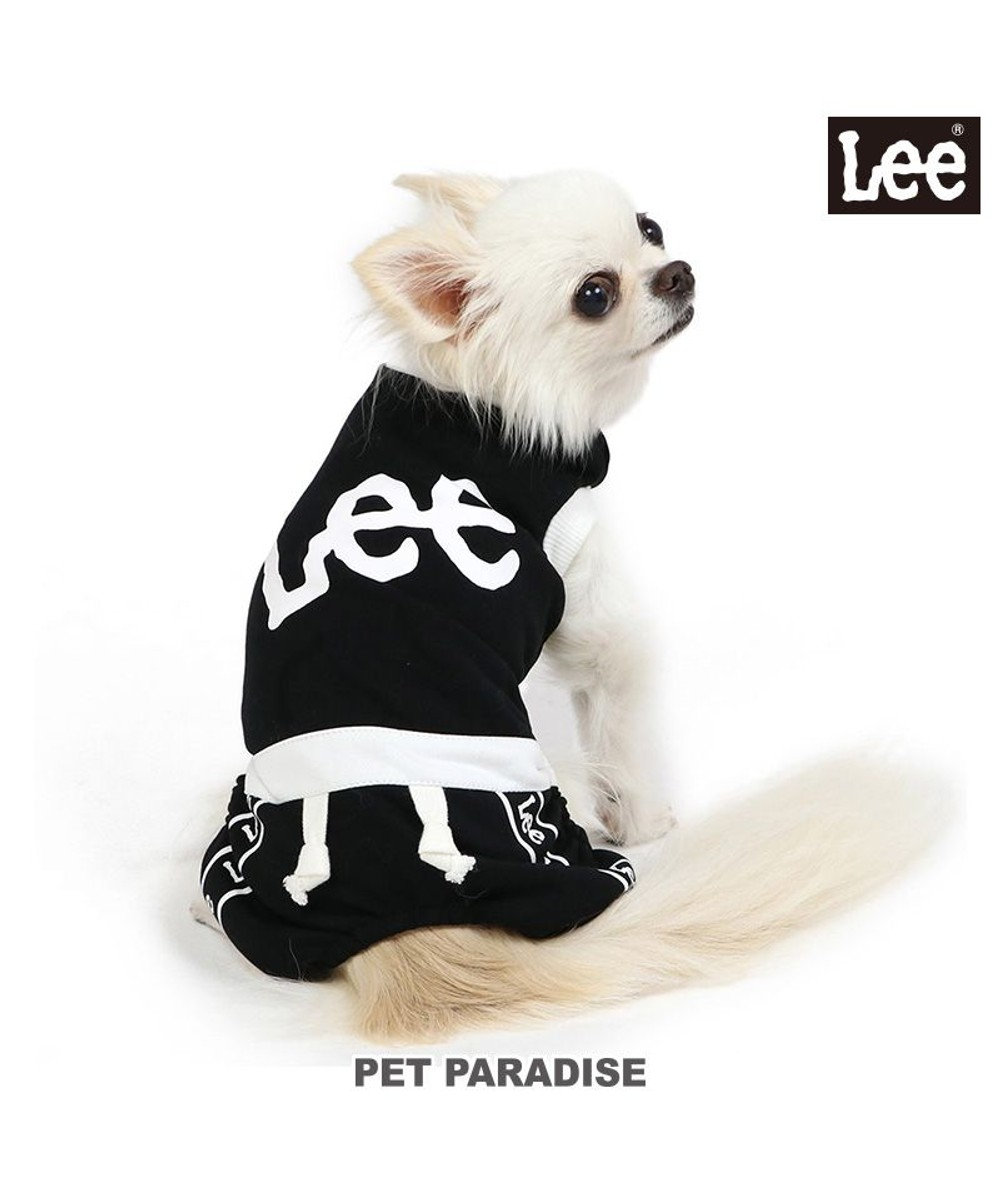 PET PARADISE Lee ロンパース 《ロゴ柄》 小型犬 ブラック