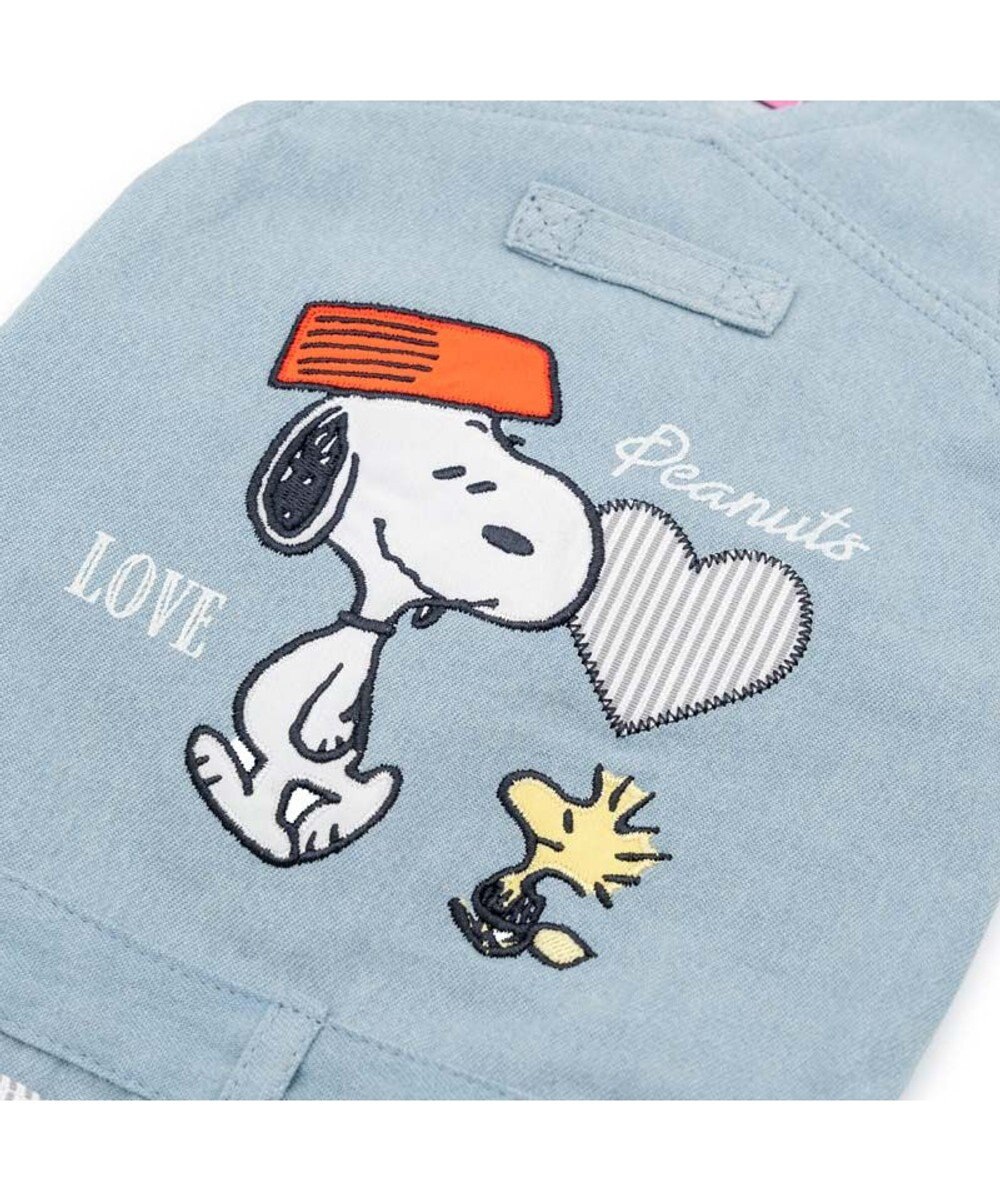 PET PARADISE スヌーピー ライトデニム オーバーオール 中型犬 大型犬 