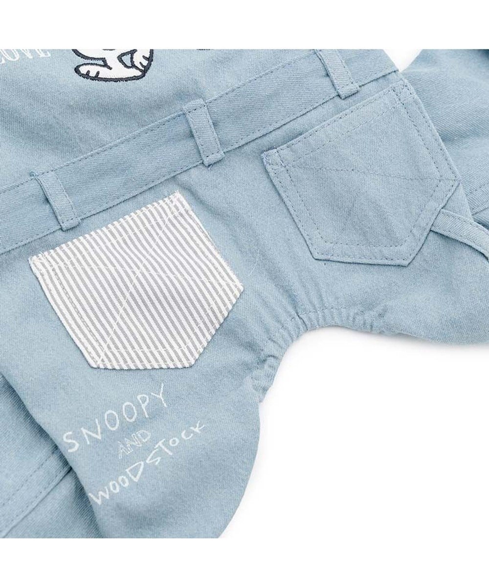 PET PARADISE スヌーピー ライトデニム オーバーオール 中型犬 大型犬 