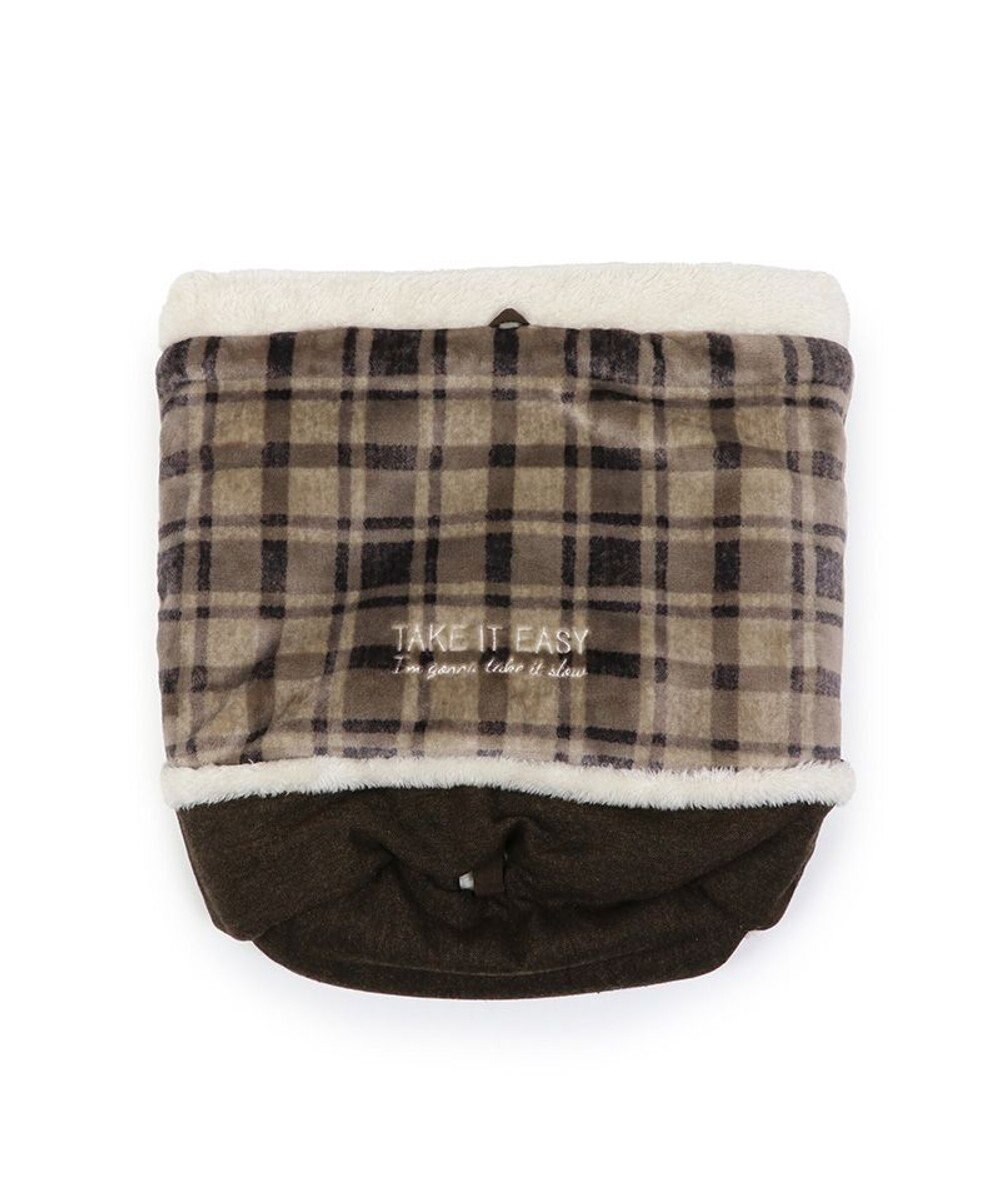 PET PARADISE ペットパラダイス 筒形寝袋 遠赤外線 《チェック柄》 35×50cm 