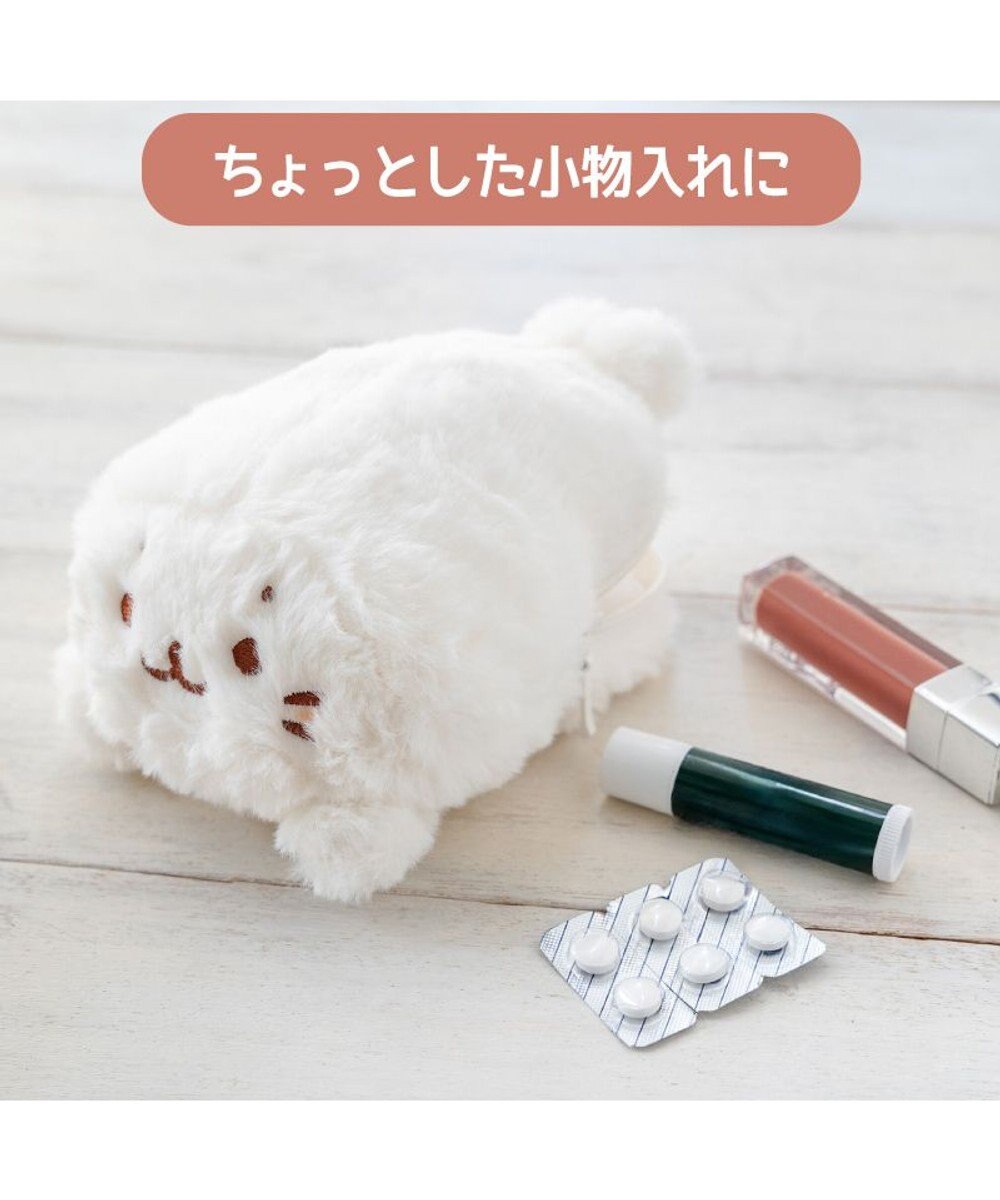 Mother garden しろたん マルチポーチ 《のんびり顔》 単品 