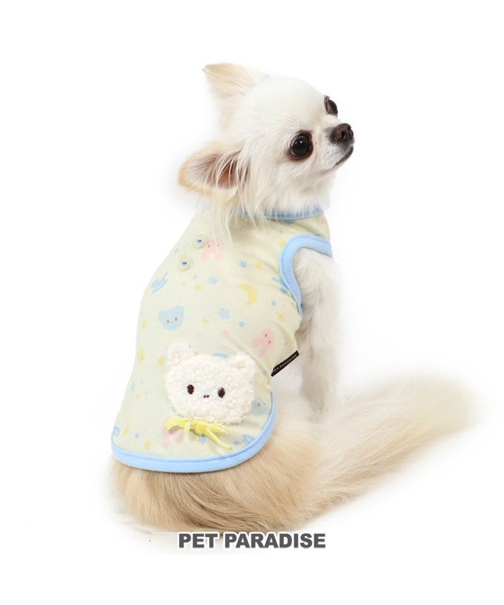 PET PARADISE ペットパラダイス くま パステル タンクトップ〔超小型・小型犬〕 白~オフホワイト