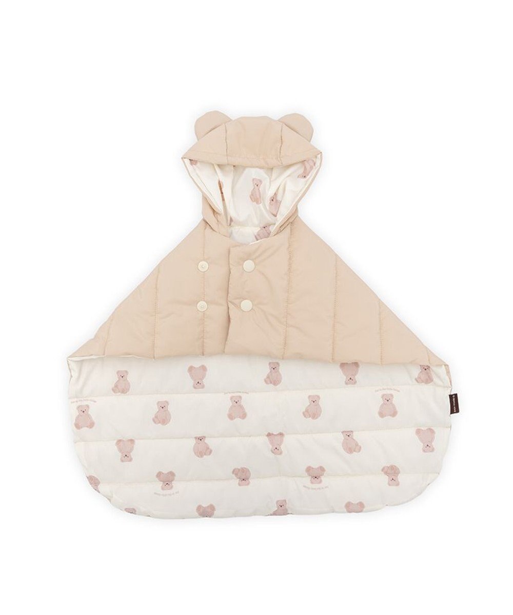 PET PARADISE ペットパラダイス くまちゃん フード付 防寒 ブランケット 小 