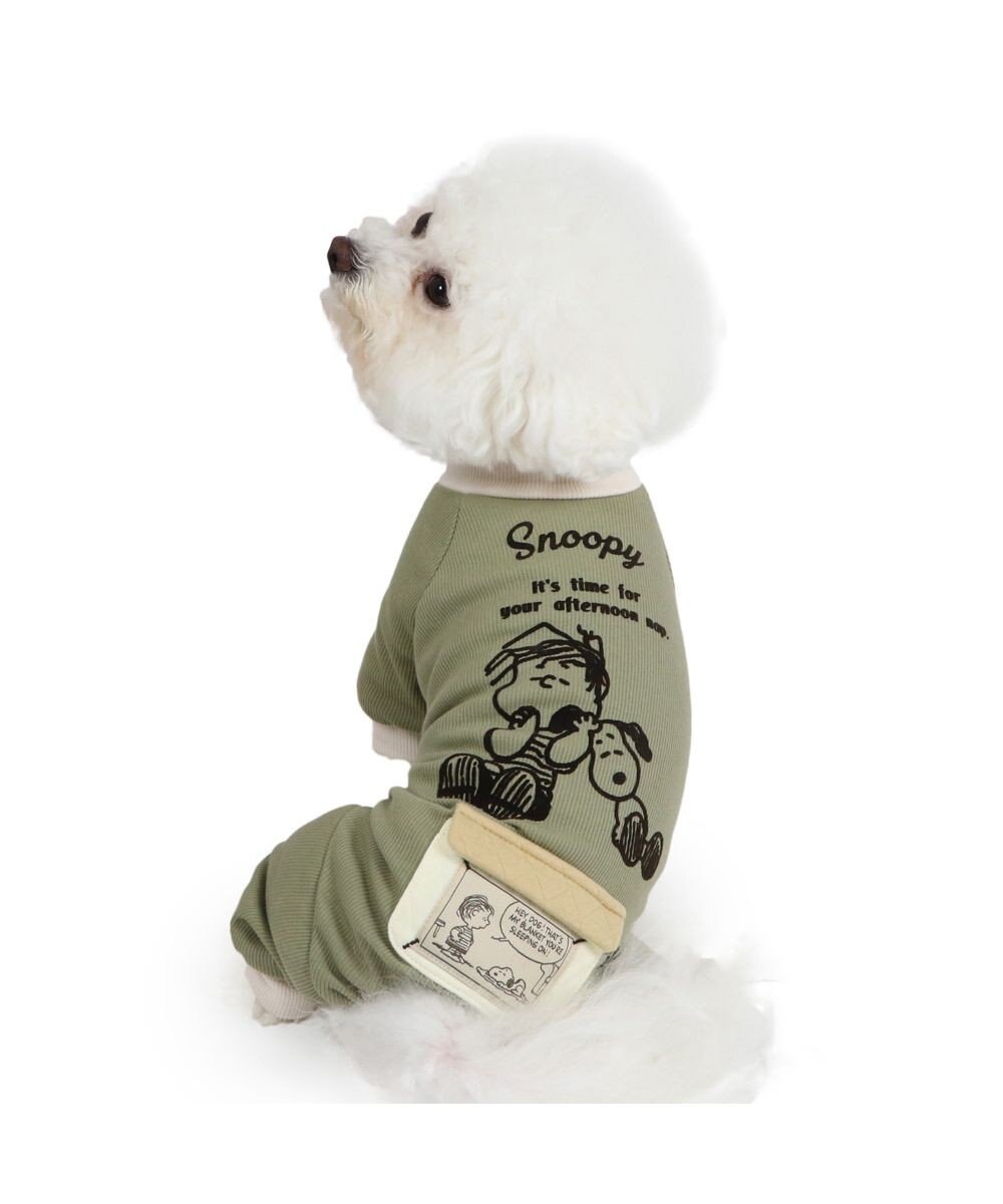 PET PARADISE スヌーピー プレミアムペティヒート ねむ ロンパース 小型犬 