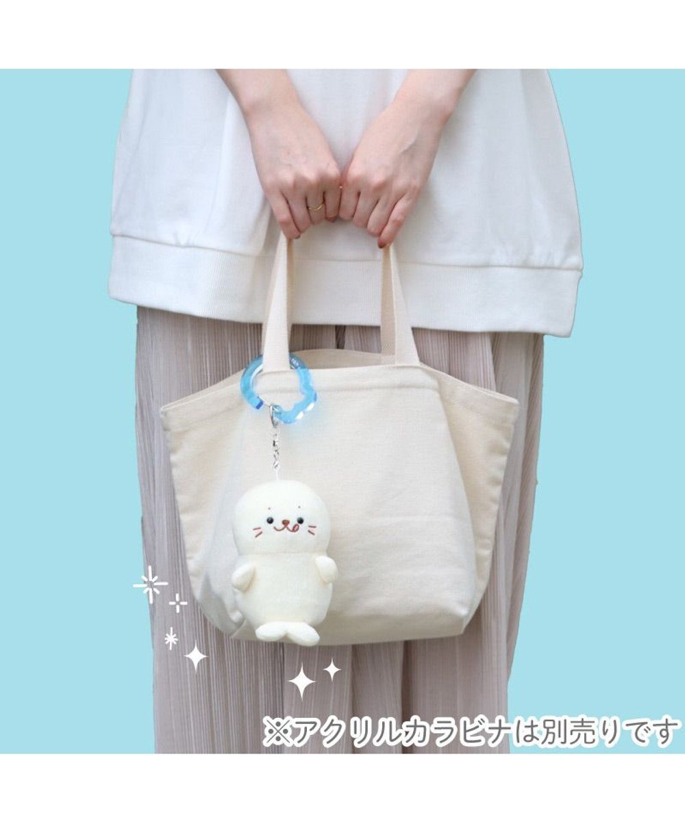 Mother garden しろたん ついてきちゃう ぬいぐるみ キーホルダー 《ぺろりついたん》