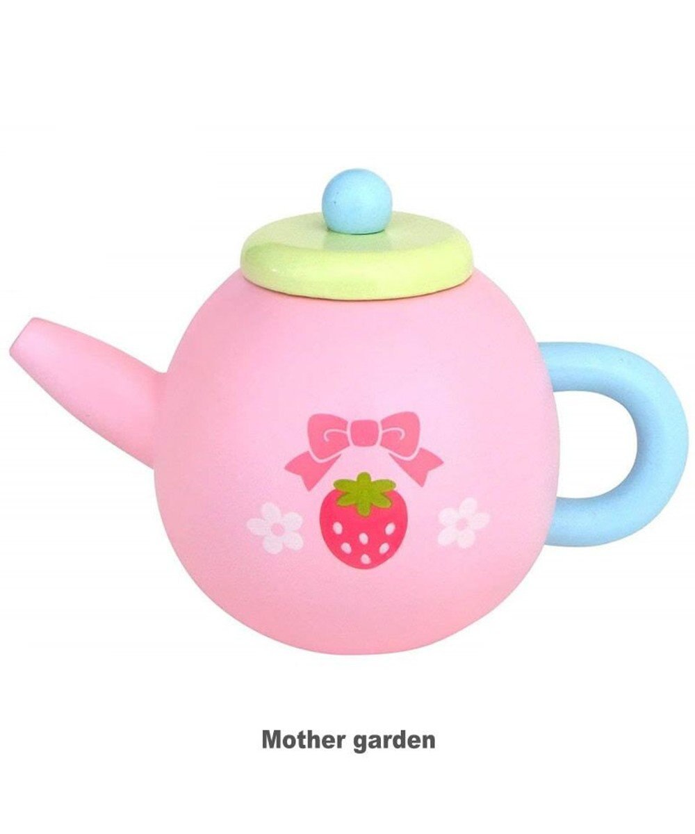 Mother garden 【ギフト巾着セット商品】 野いちご スウィートカフェリボン 《パステルティーポット付き》 
