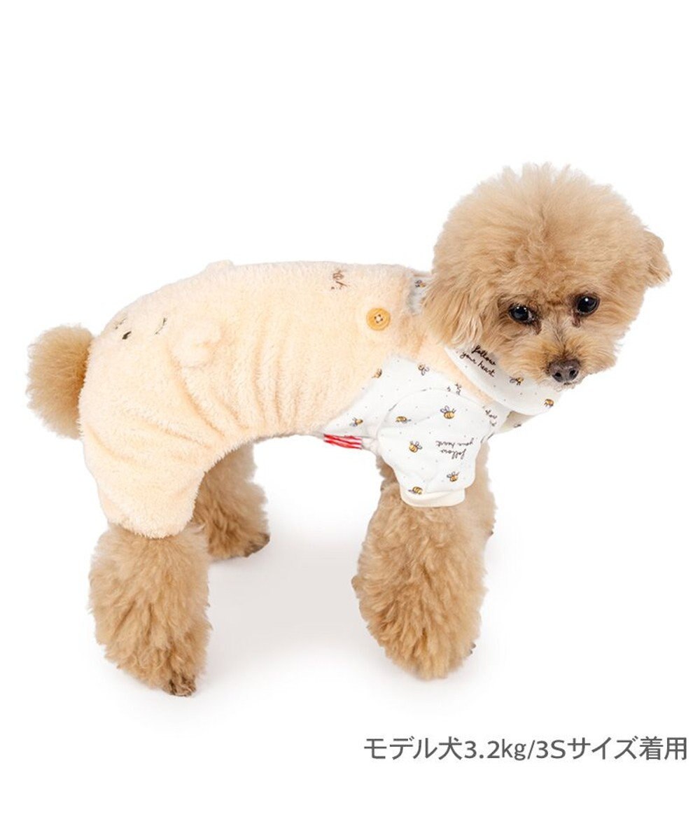 PET PARADISE ディズニー くまのプーさん ふわふわロンパース 《蜂柄》 小型犬 