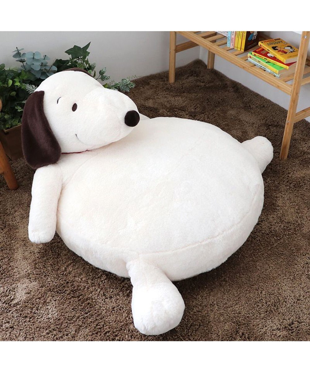 PET PARADISE 【ネット店限定 再入荷】 スヌーピー おなか デラックスクッション 100×51㎝ 