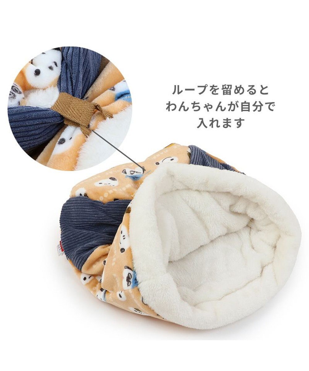 PET PARADISE スヌーピー 筒型寝袋 遠赤外線 《ブラザー柄》 42×70cm 