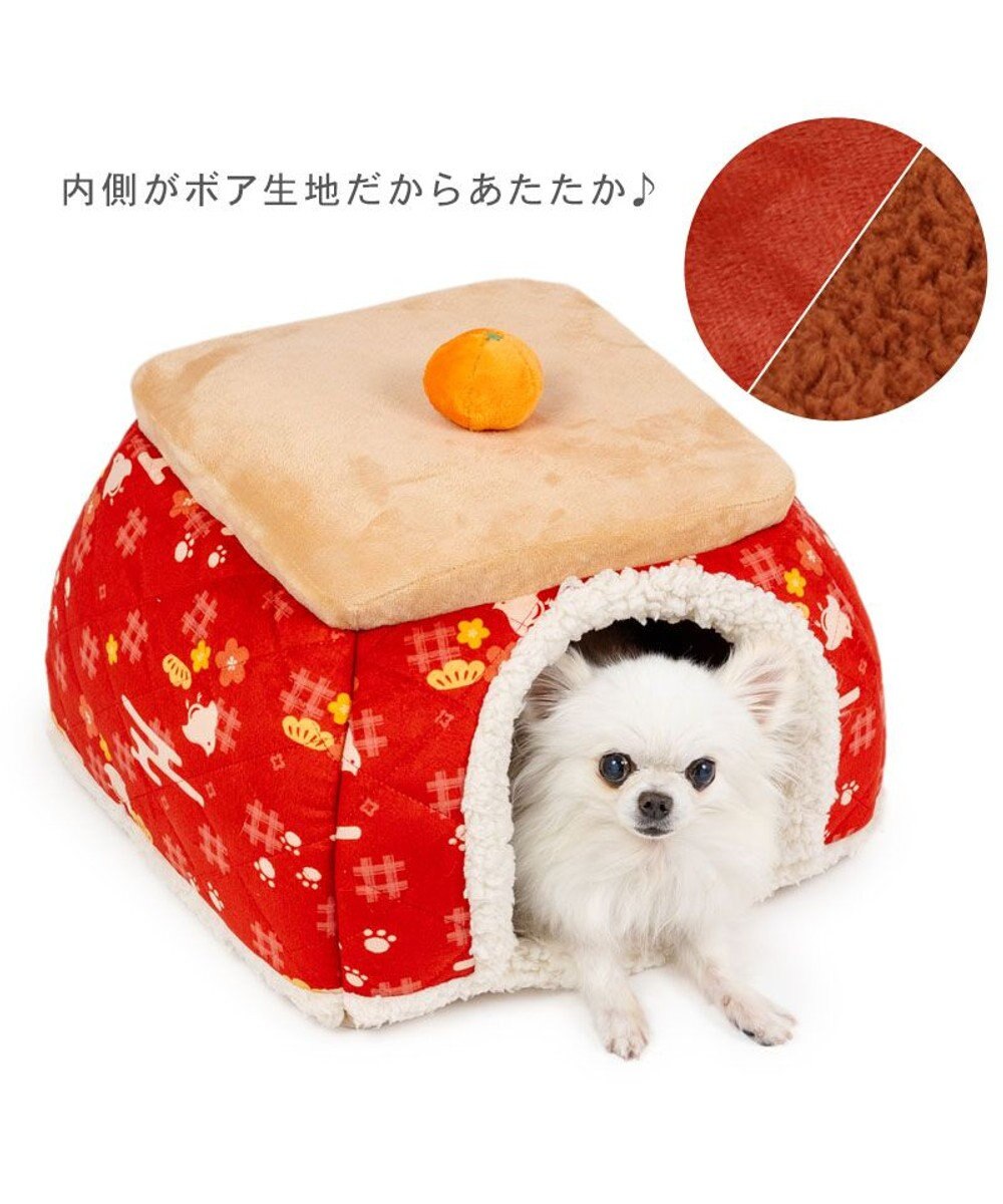 PET PARADISE ペットパラダイス こたつ ハウス 《千鳥柄》 M