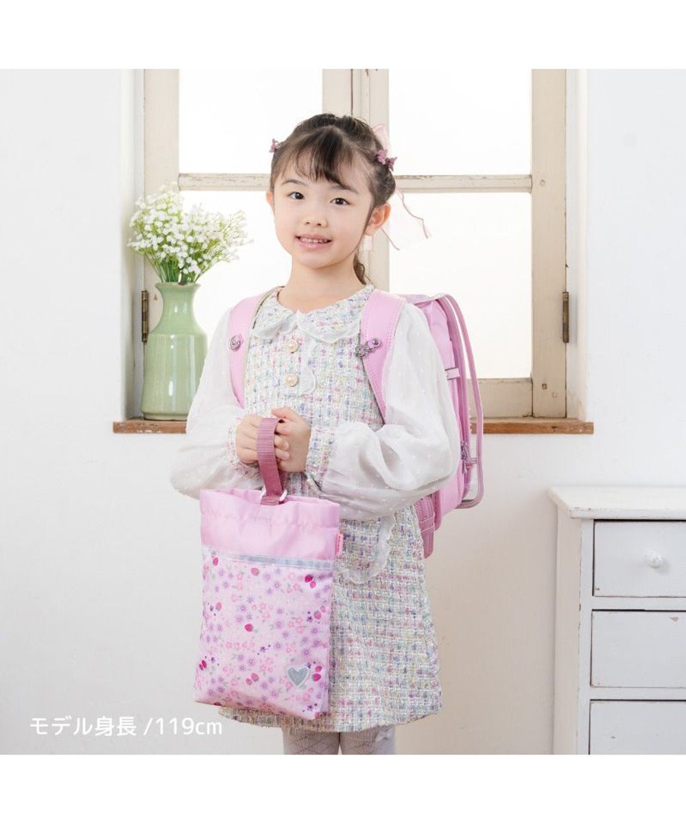 Mother garden マザーガーデン 野いちご シューズバッグ 《小花いちご柄》 