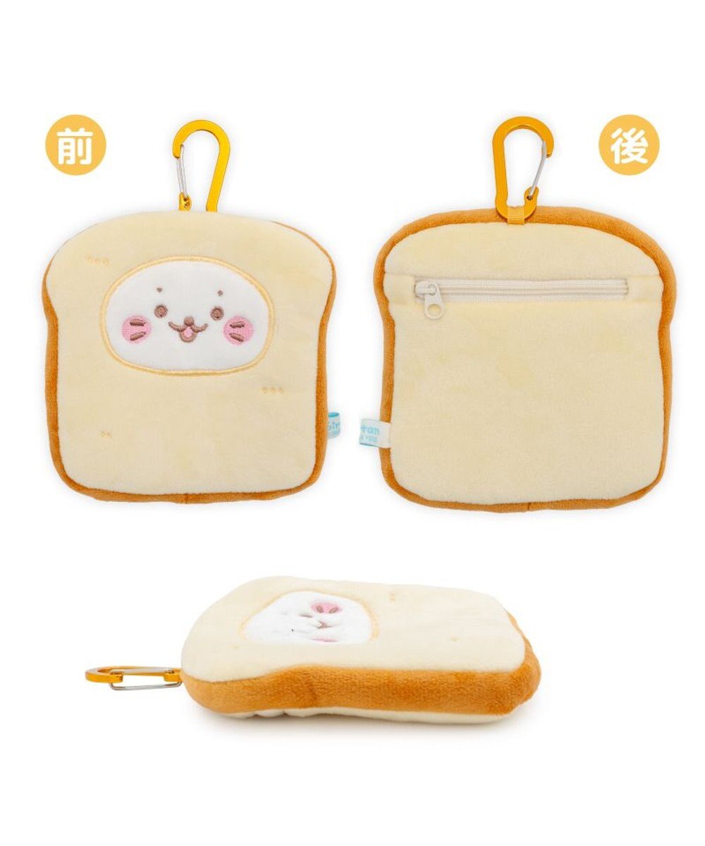 Mother garden しろたん ぺたんこポーチ 《食パンたん》 