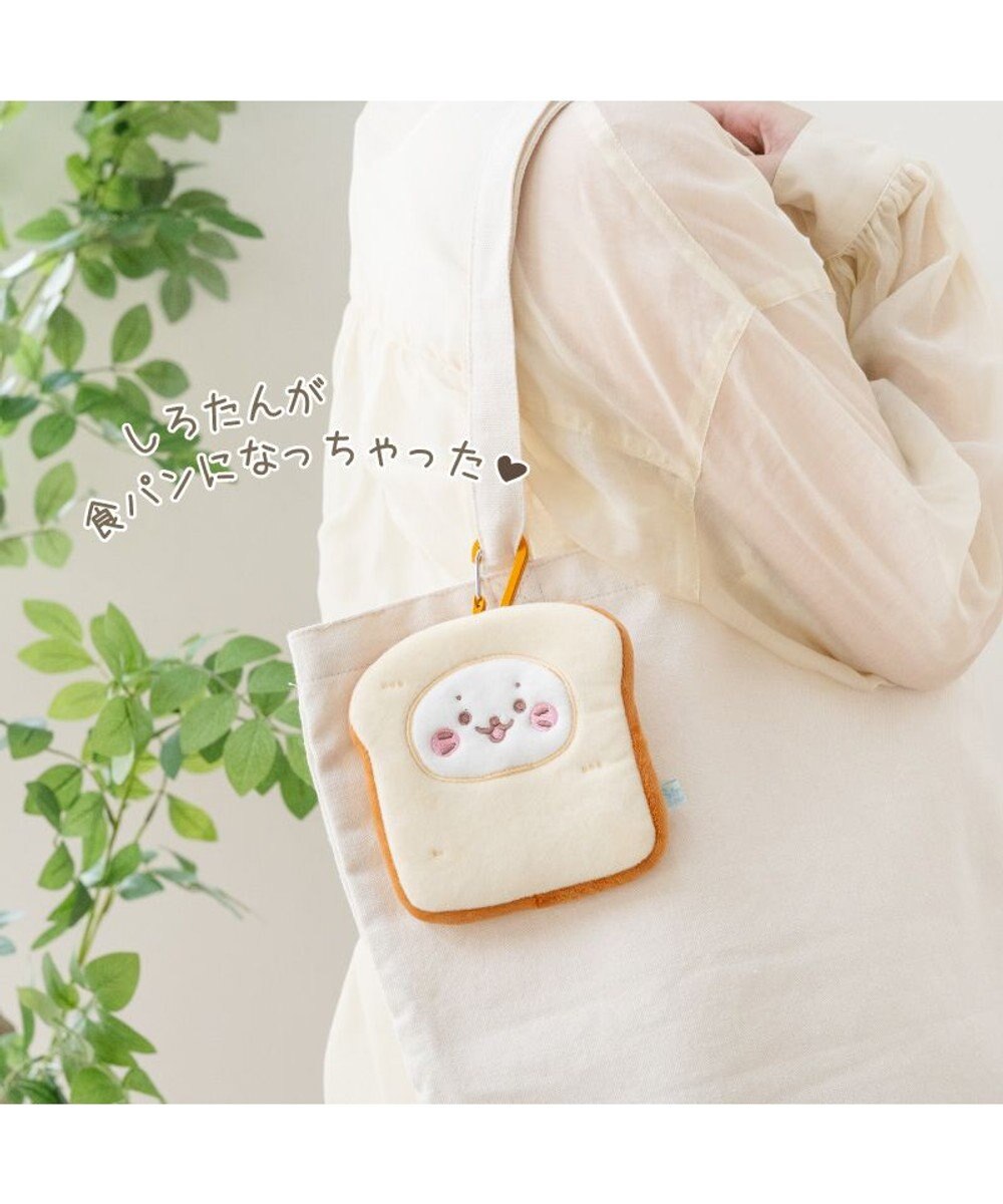 Mother garden しろたん ぺたんこポーチ 《食パンたん》 