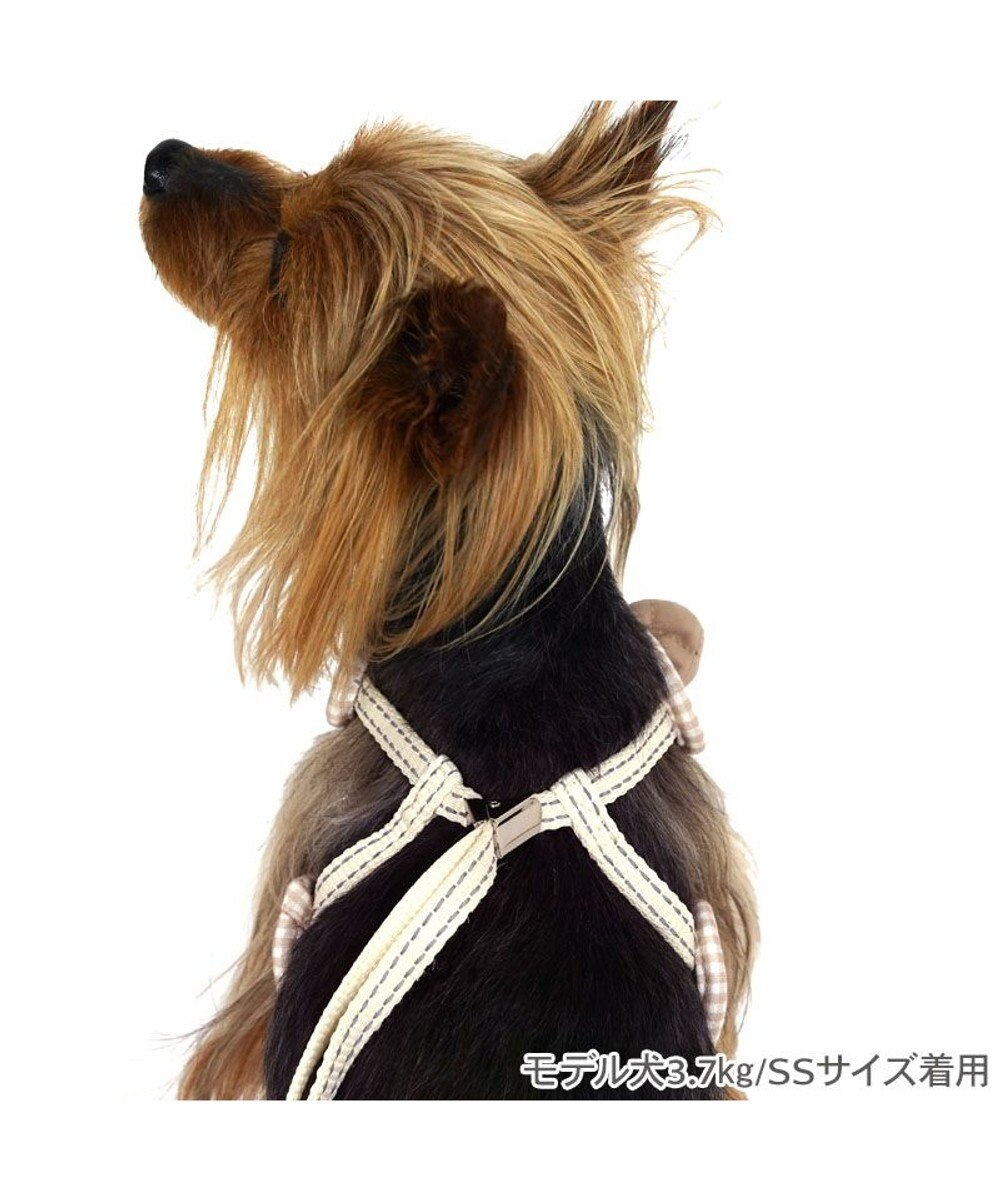 PET PARADISE ペットパラダイス くまちゃん 顔 リード付きハーネス Ｓ 小型犬 