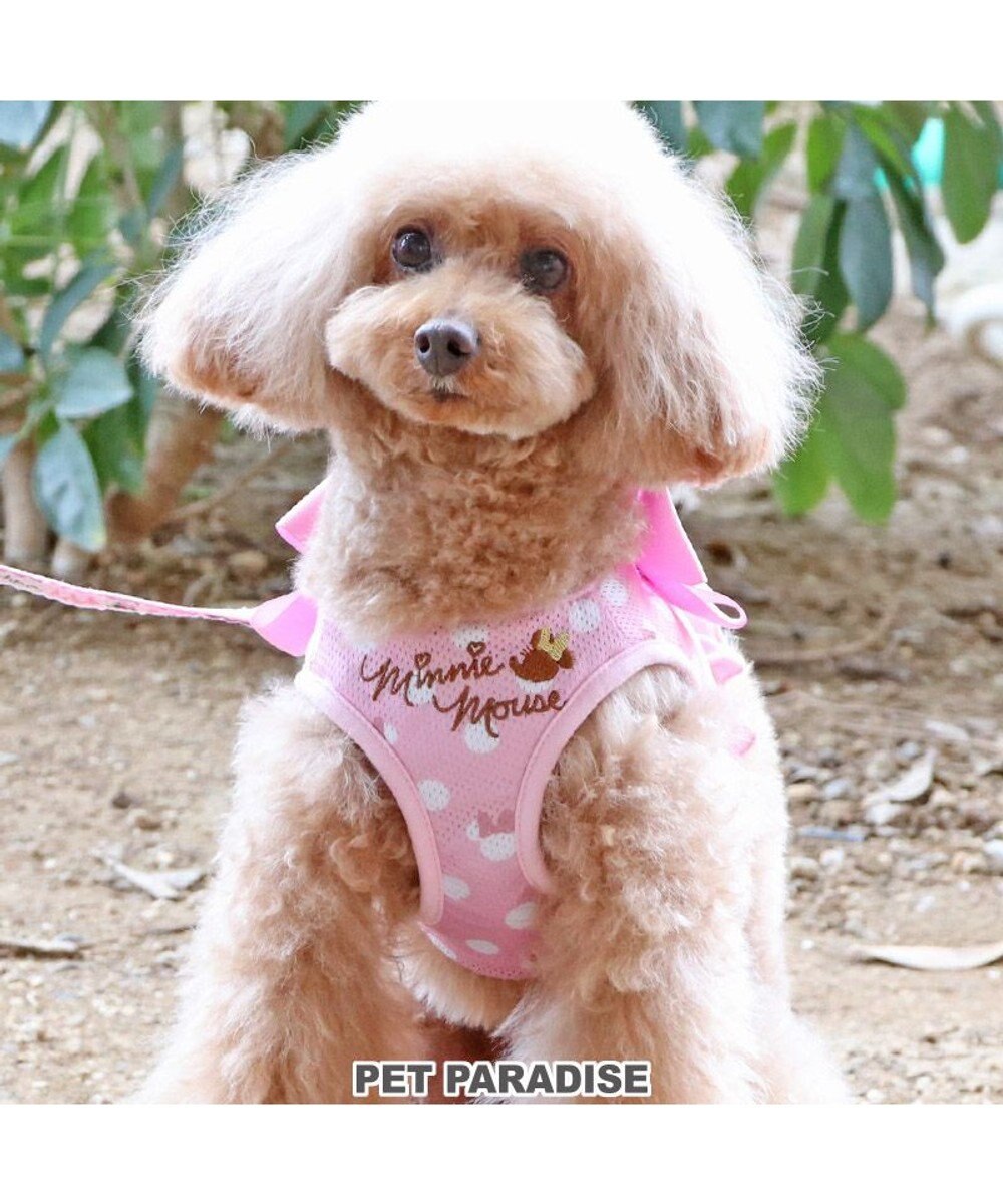 ハーネス ピンク 小型犬 リード 犬 メッシュ ネコ 夏 首輪 - 犬用品