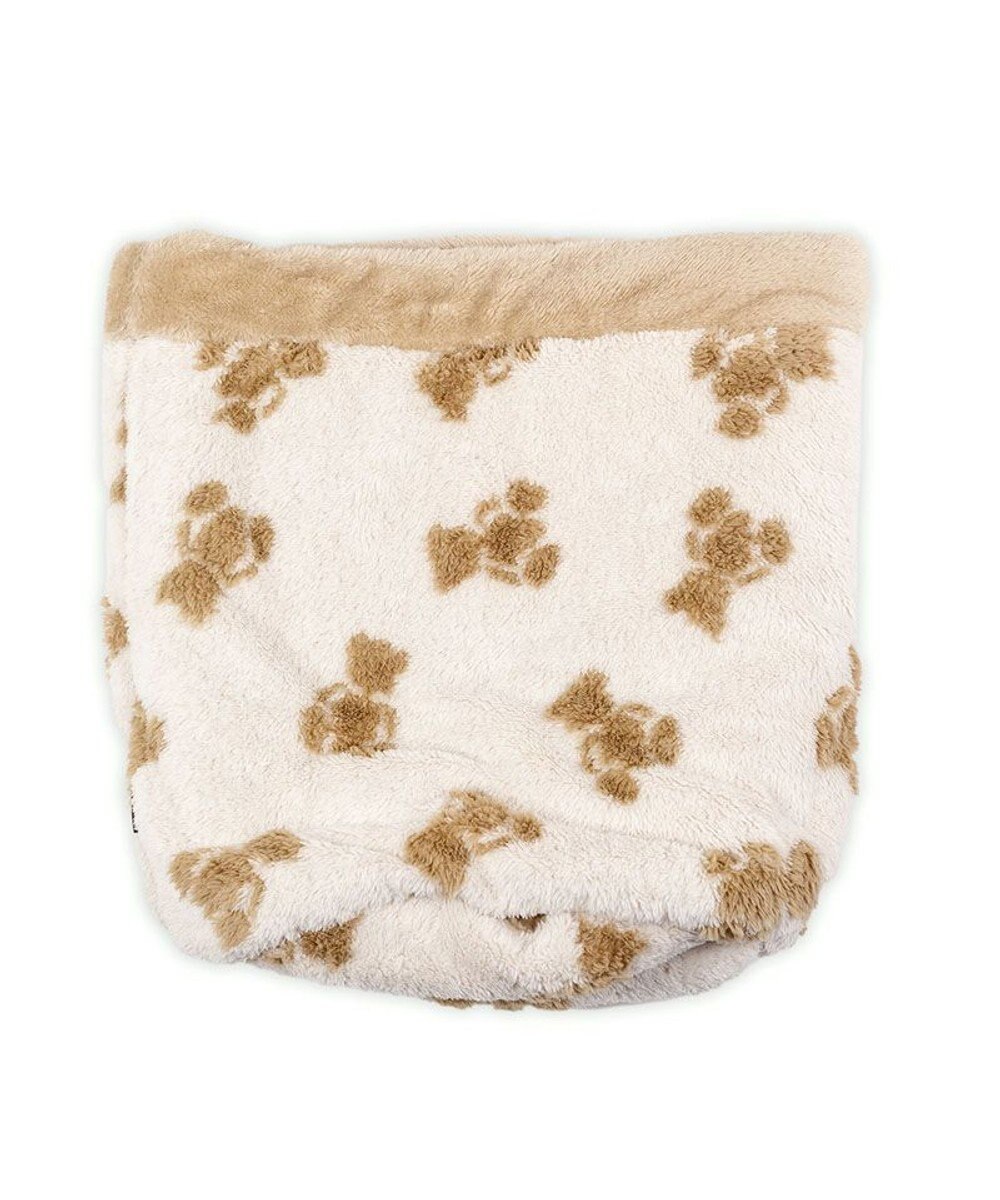 PET PARADISE ペットパラダイス くまちゃん織り 遠赤外線  筒型 寝袋   Ｓ 