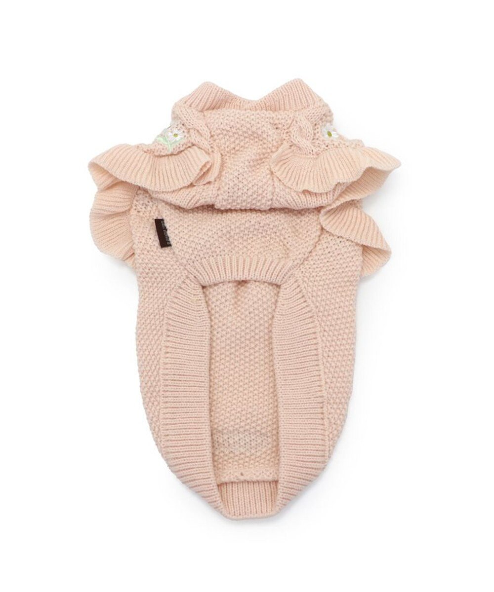 PET PARADISE ペットパラダイス お花フリルニット  小型犬