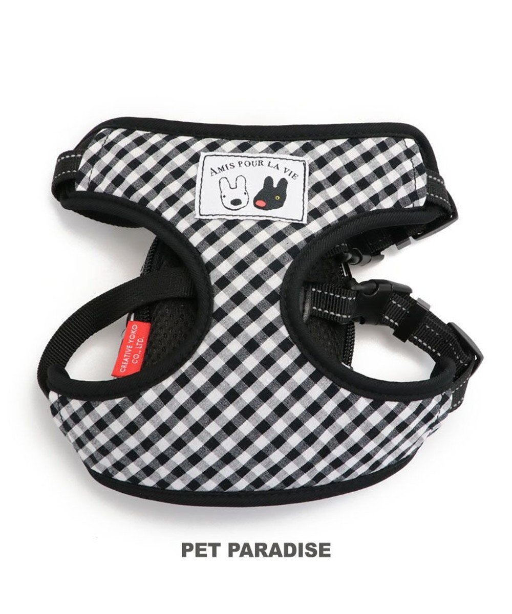 PET PARADISE リサとガスパール  リュック付きハーネス 《ギンガムチェック》 Ｓ 