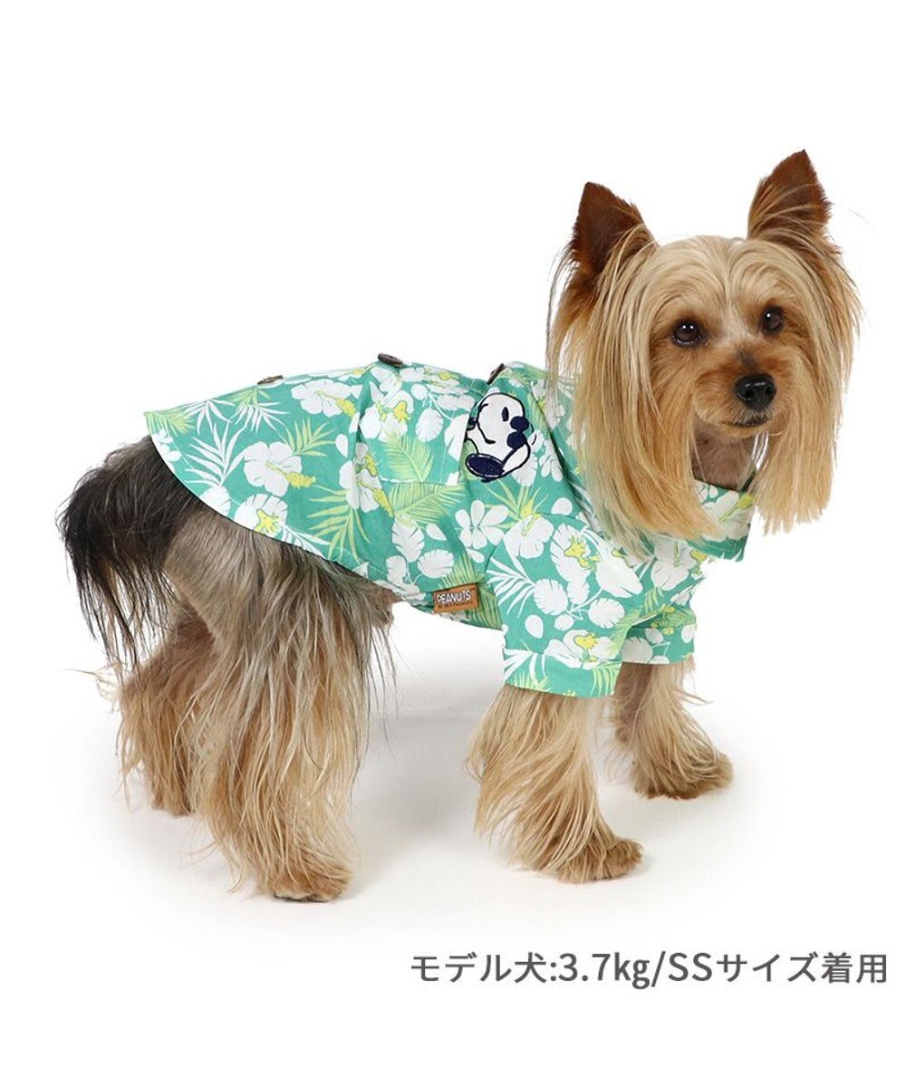 PET PARADISE スヌーピー 背中開き アロハシャツ 小型犬