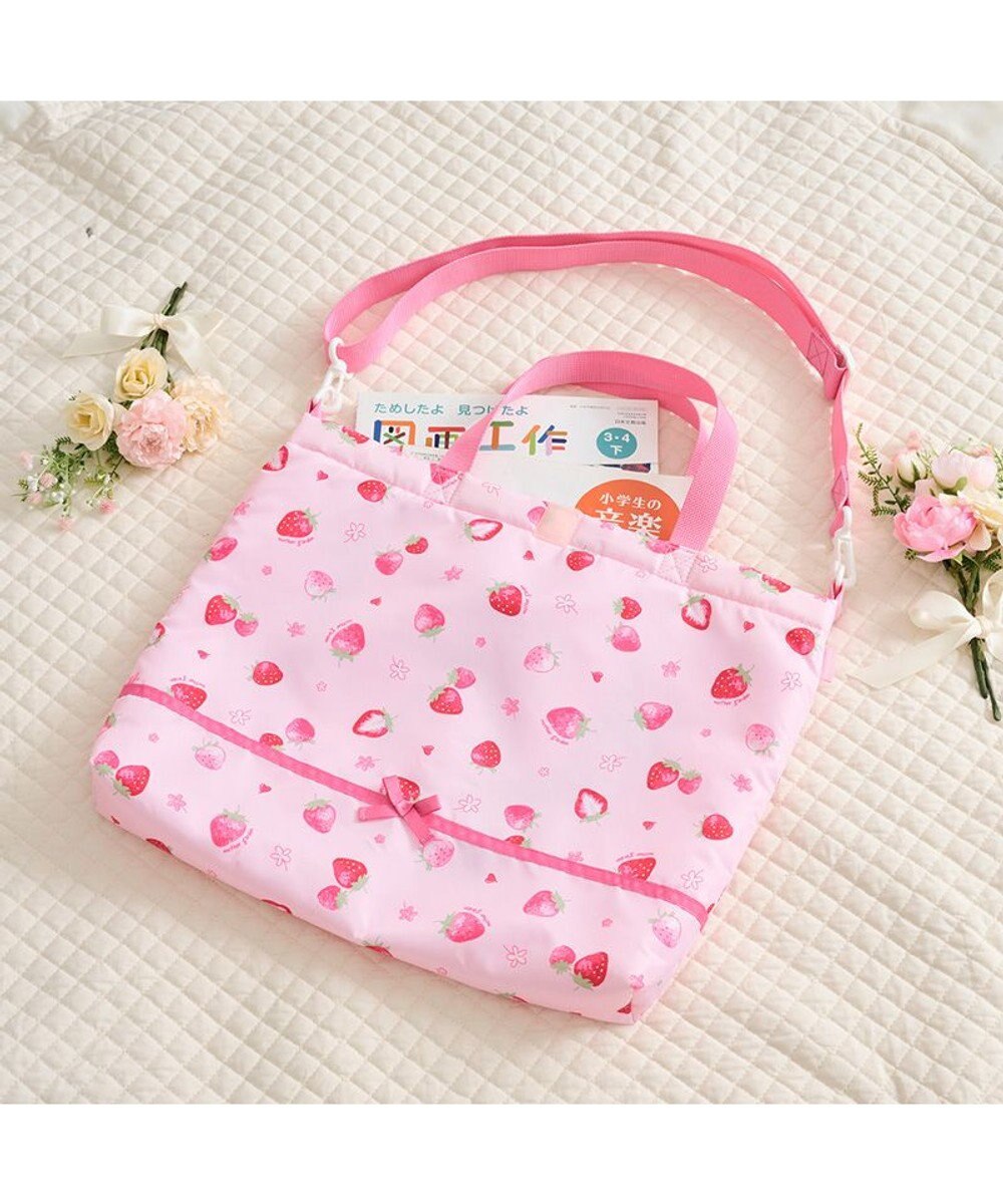 Mother garden マザーガーデン 野いちご 通園・通学バッグ 3点セット 《スケッチ柄》 