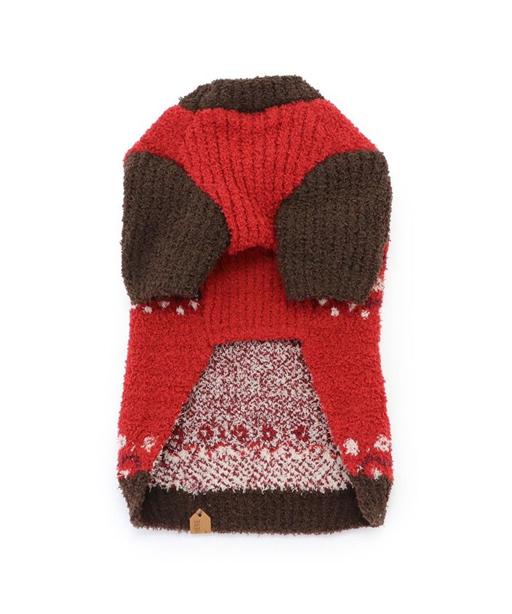 PET PARADISE ペットパラダイス ニット ノルディク柄  《レッド》 中型犬 大型犬 