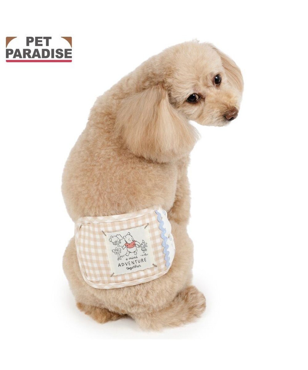 PET PARADISE ディズニー くまのプーさん マナーベルト 《チェック》 小型犬 