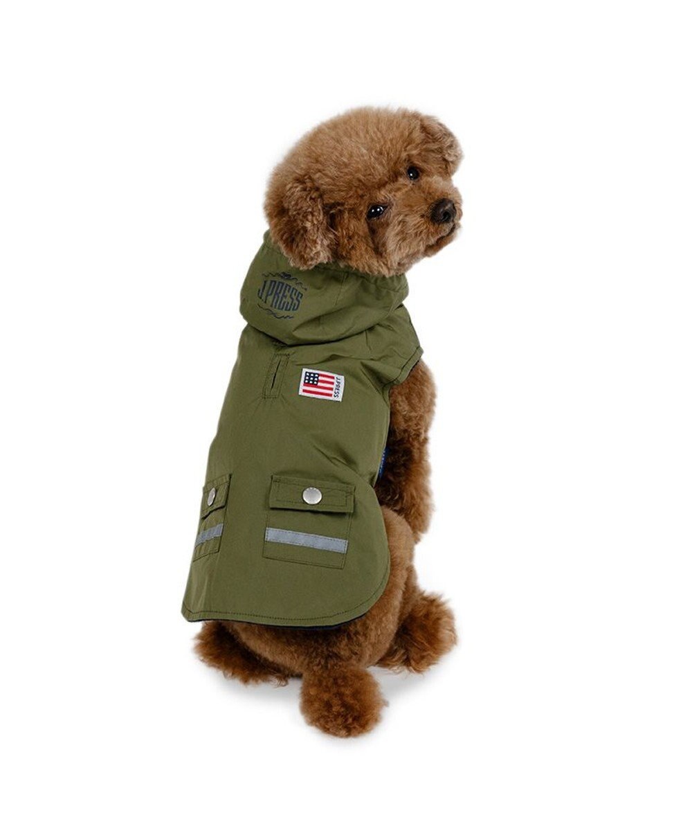 PET PARADISE J.PRESS 撥水 フード付きベスト 小型犬 