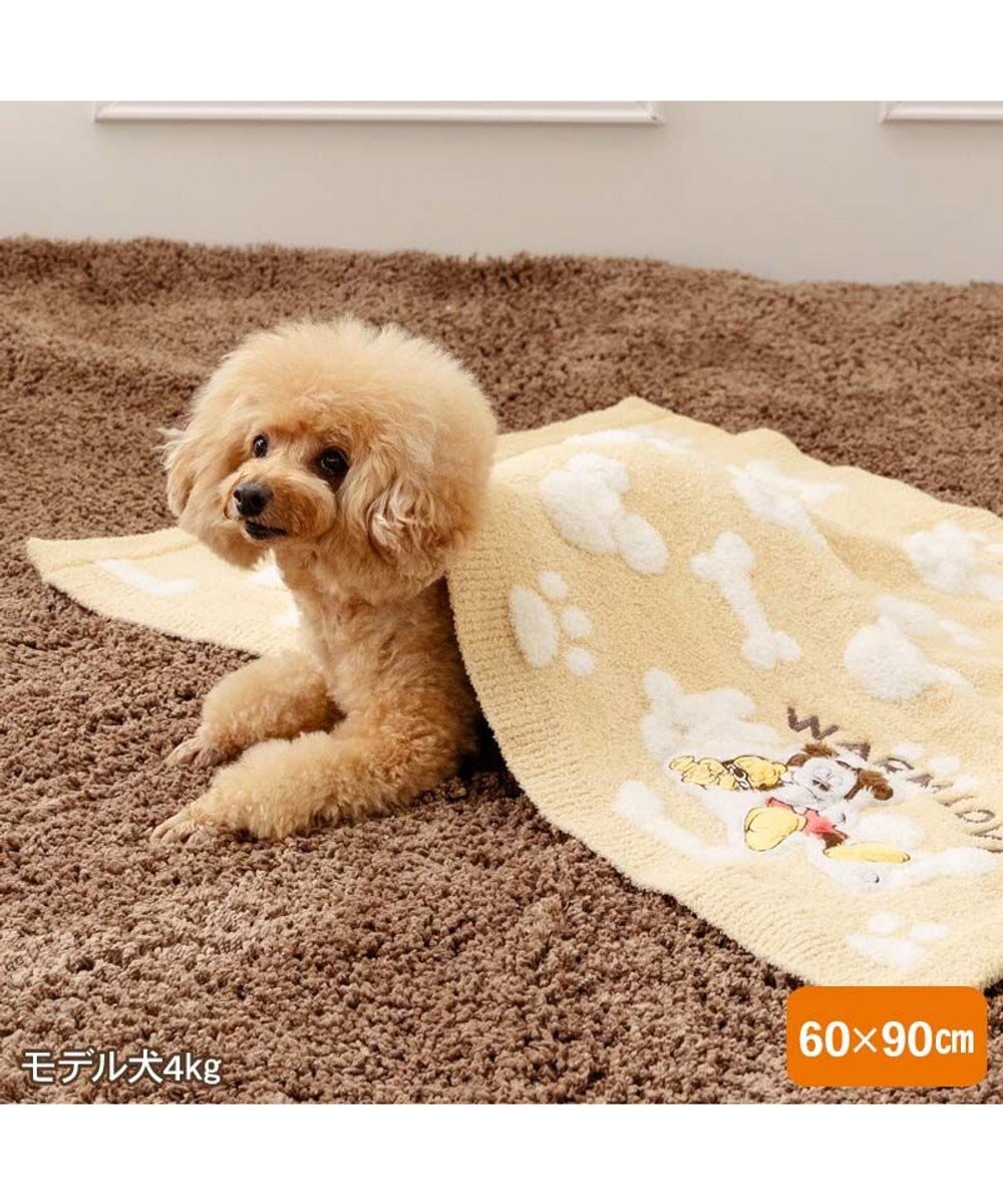 PET PARADISE ディズニー ミッキーマウス プルート シェニール ブランケット 