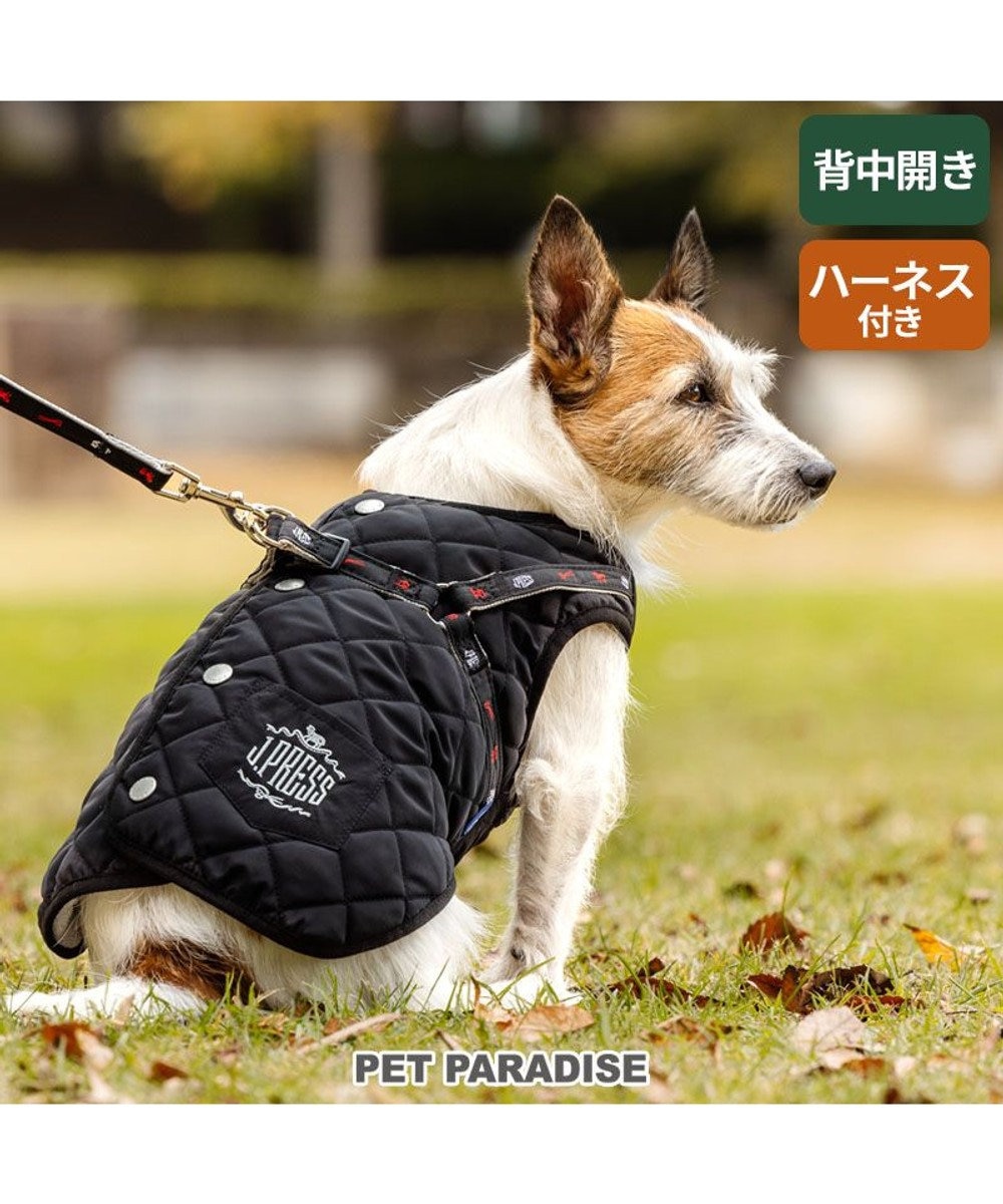 PET PARADISE J.PRESS アウターハーネス 《ブラック》 小型犬 ブラック