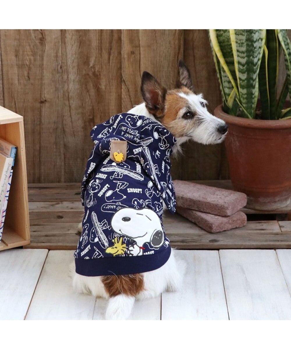 PET PARADISE スヌーピー パーカー 《デニム風》 小型犬