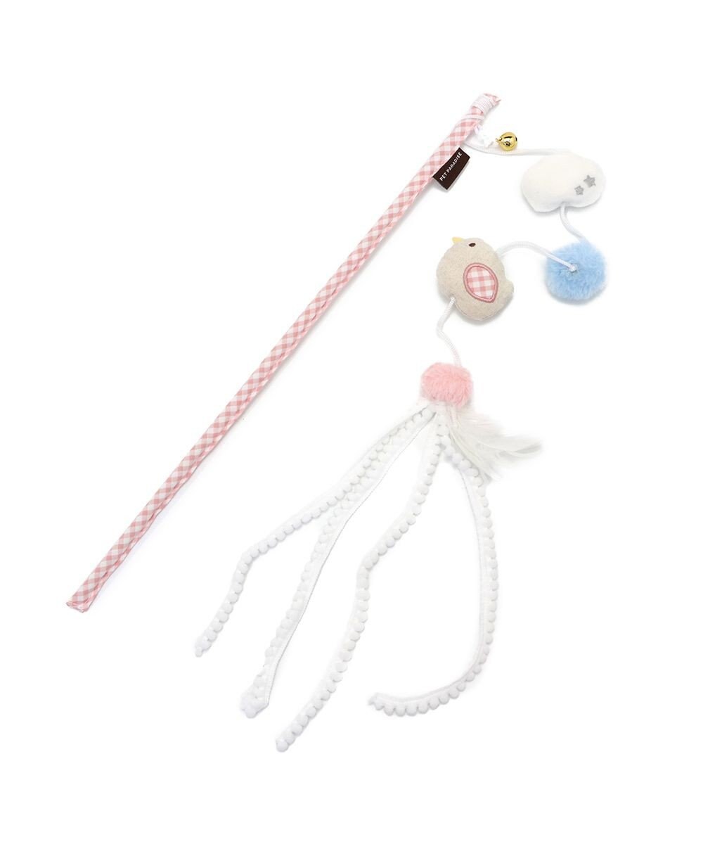 PET PARADISE 猫じゃらし ひよこ 羽根付き 