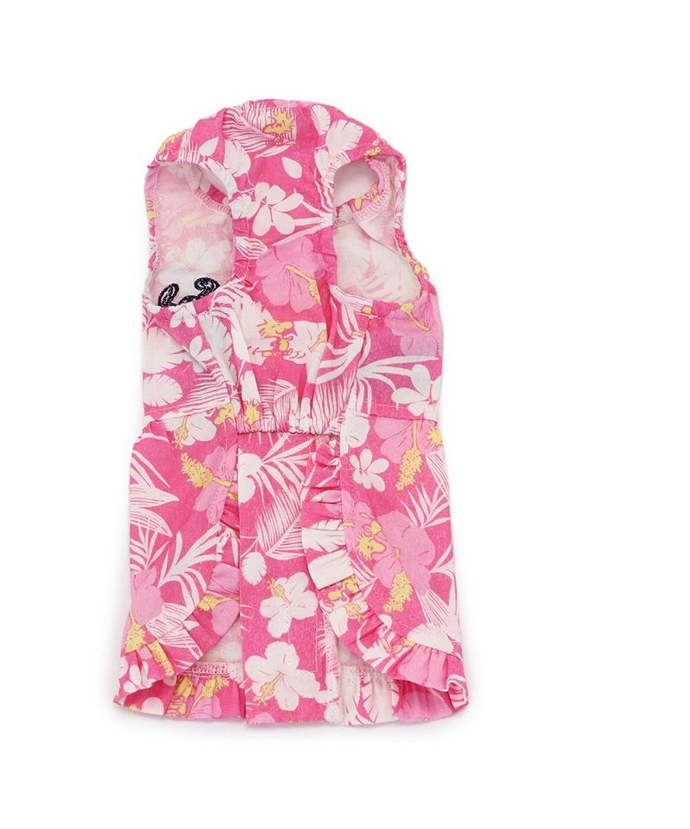 PET PARADISE スヌーピー 背中開き アロハワンピース 中型犬 