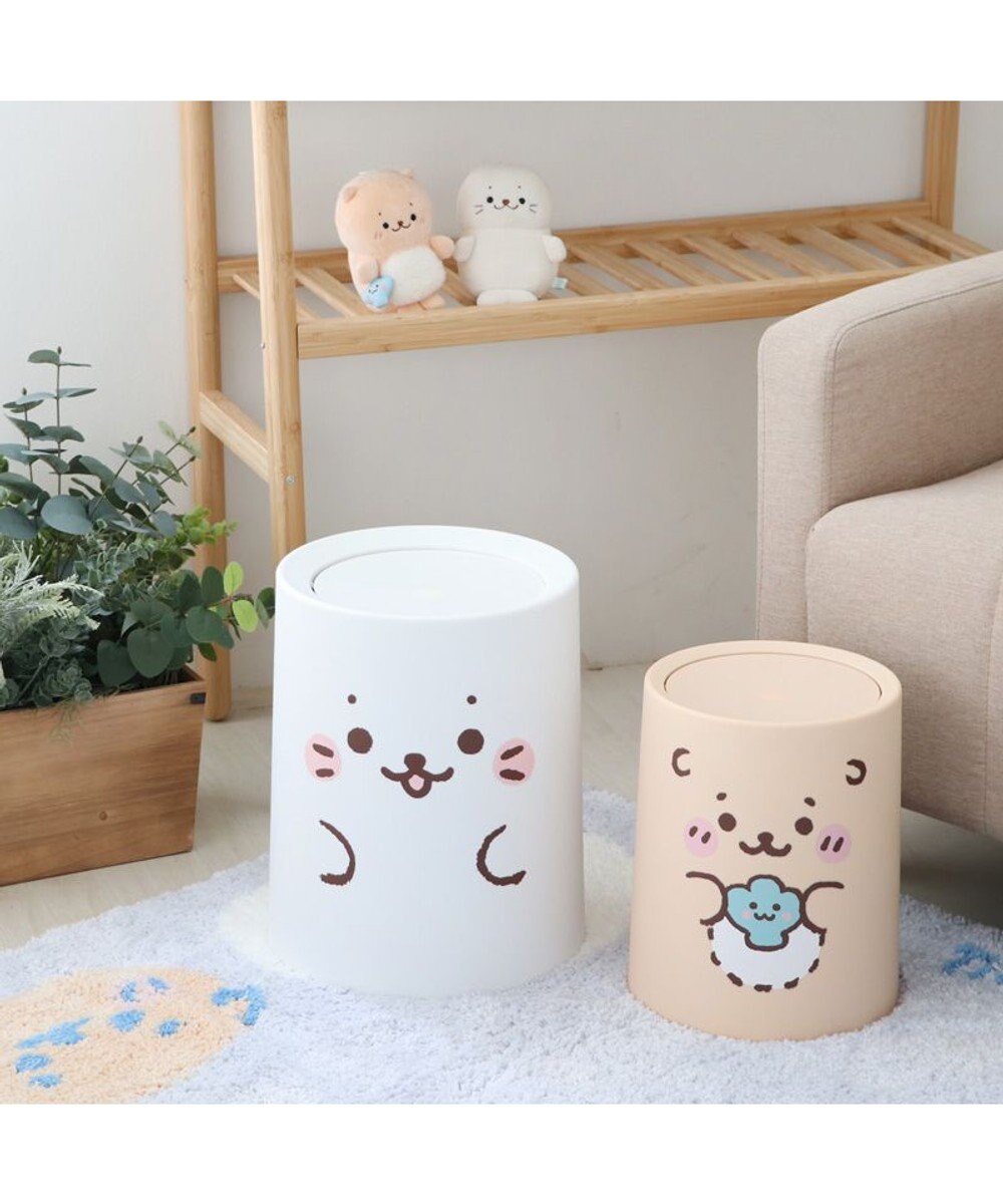 Mother garden しろたん お友達  顔ぼん  ダストボックス ３個セット《しろたんL / らっこいぬＭ / らむねS 》 