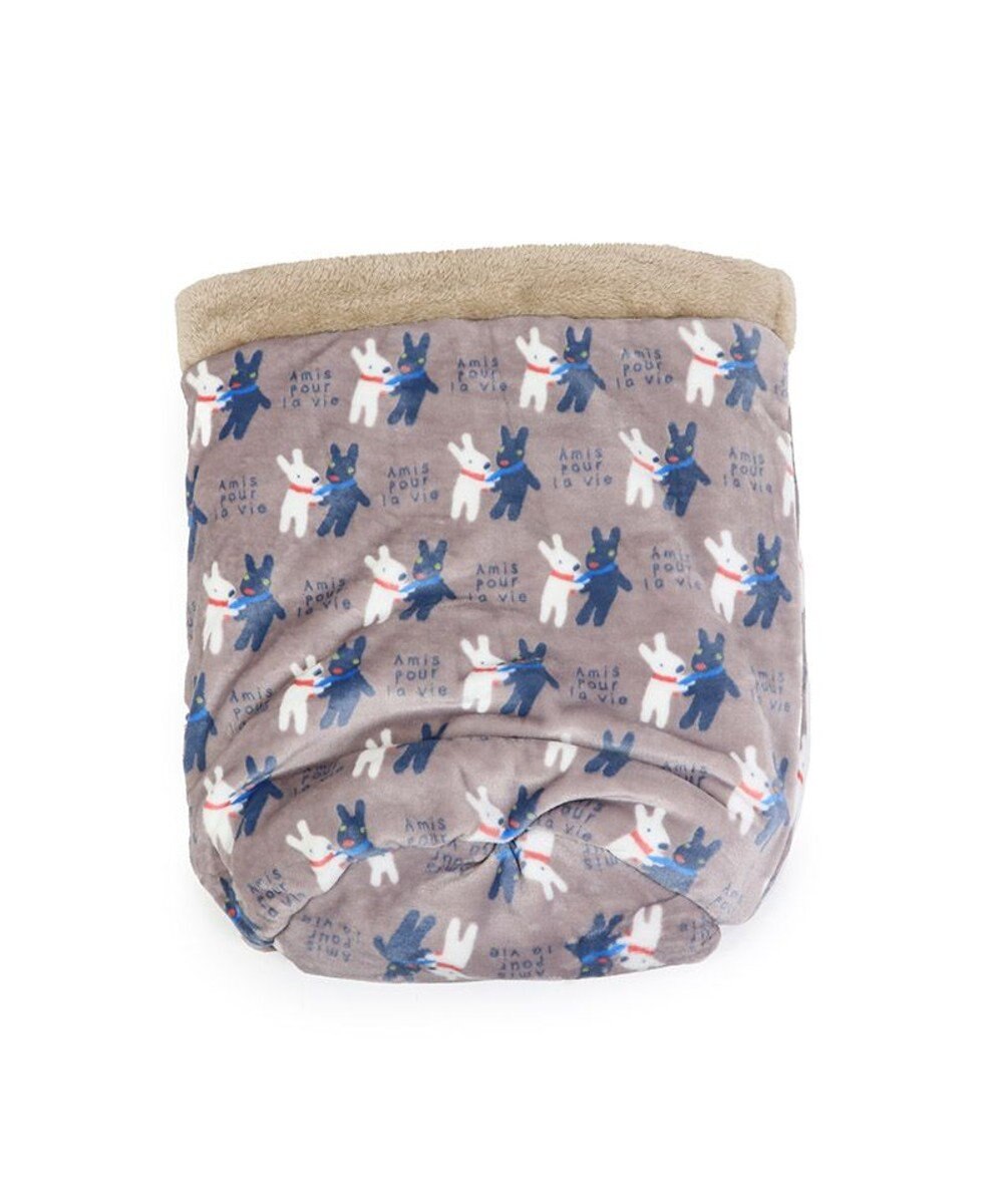 PET PARADISE リサとガスパール  遠赤外線 筒型寝袋《であい柄》 42×70cm 