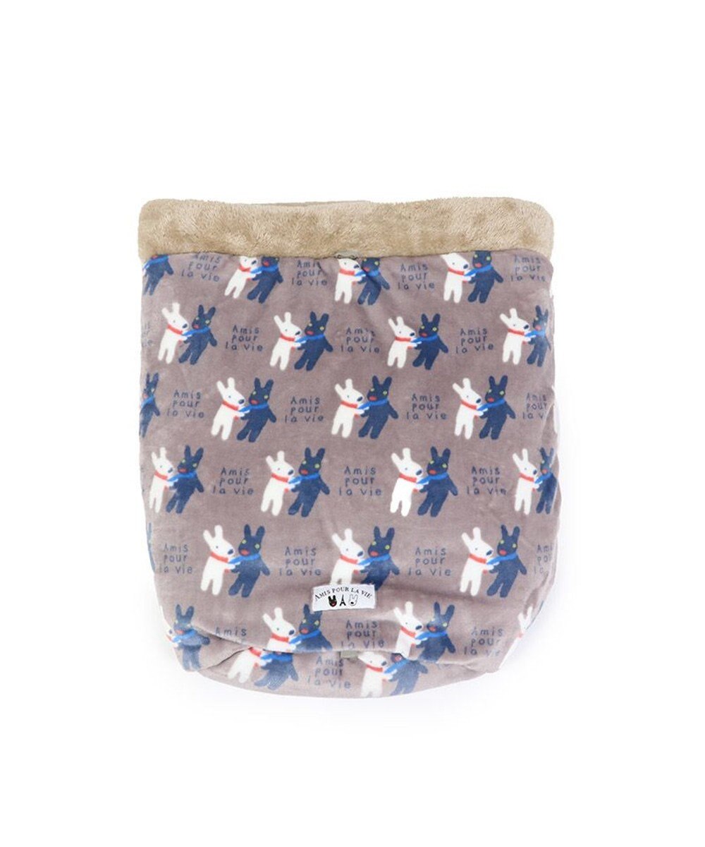 PET PARADISE リサとガスパール  遠赤外線 筒型寝袋《であい柄》 42×70cm 