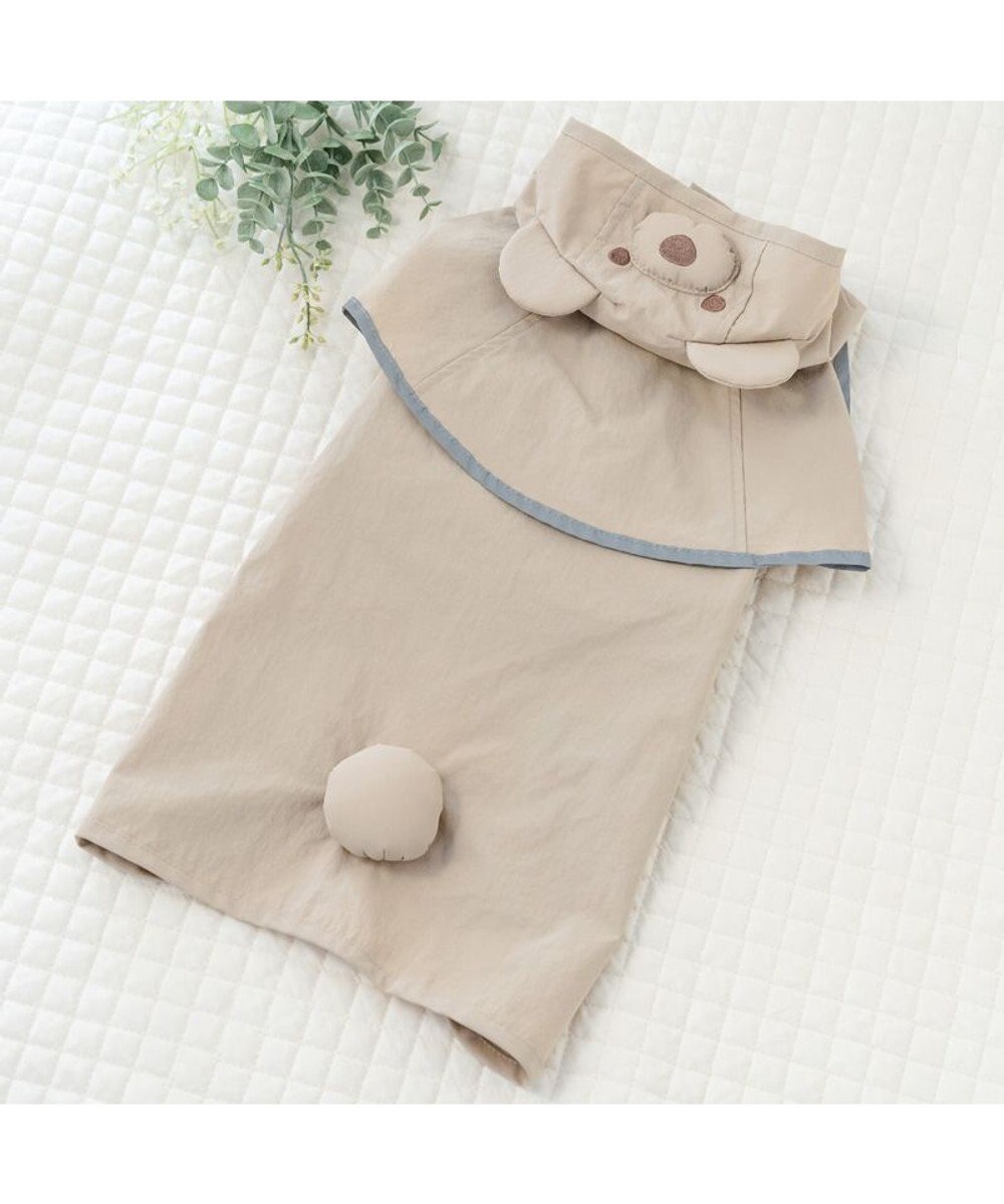 PET PARADISE ペットパラダイス くまちゃん ケープ付き レインコート 小型犬 