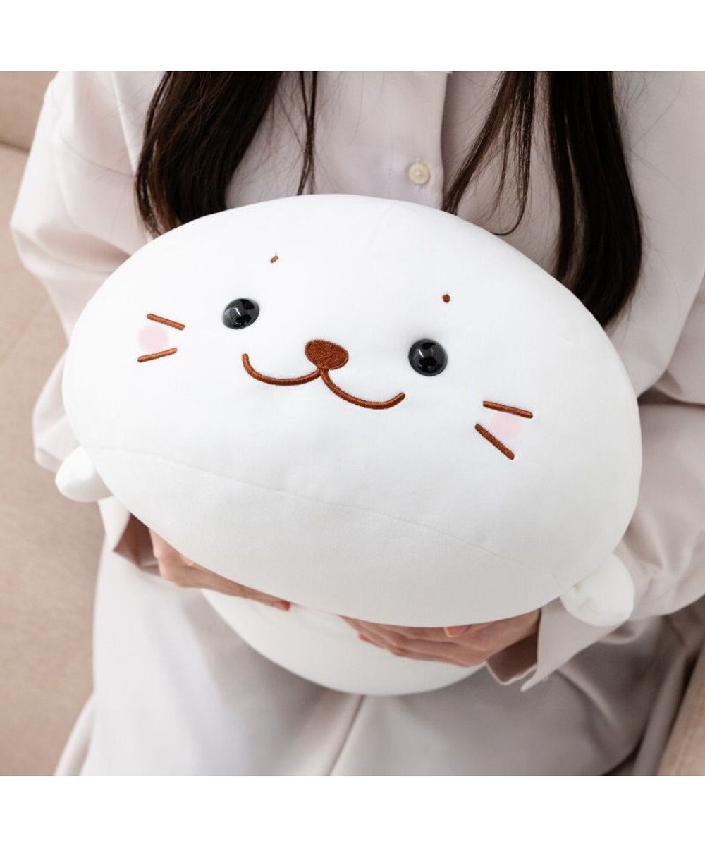 Mother garden しろたん ふわもち抱き枕 ぬいぐるみ 小 55cm 