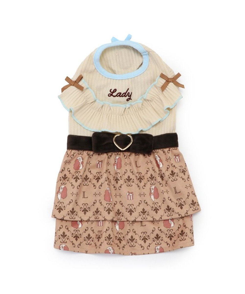 PET PARADISE ディズニー わんわん物語 レディ ワンピース 《モノグラム柄》 小型犬 