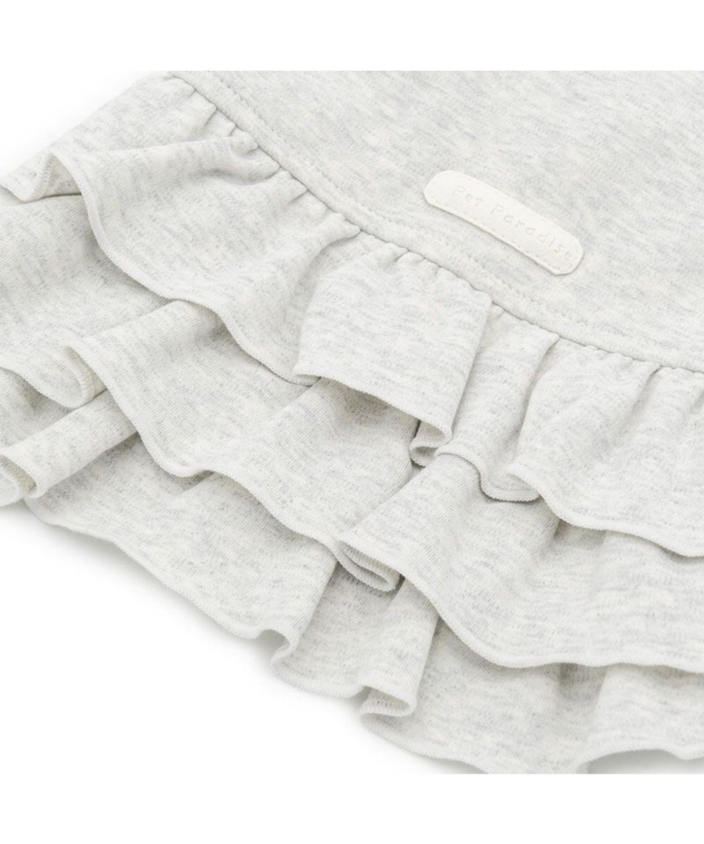 PET PARADISE ペットパラダイス フリルフーディー 《グレー》 小型犬 