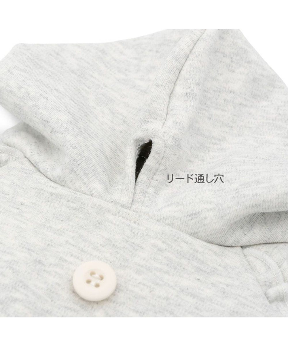 PET PARADISE ペットパラダイス フリルフーディー 《グレー》 小型犬 