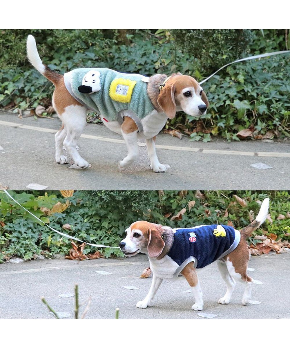 PET PARADISE スヌーピー 背中開きジップ ベスト 《マスコット》 中型犬 