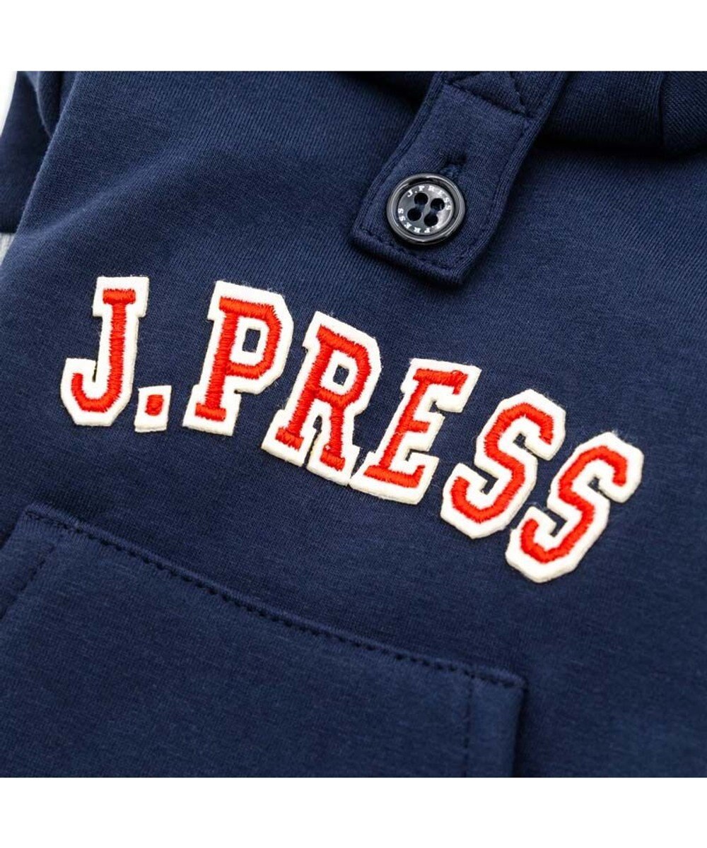 PET PARADISE J.PRESS ロゴ 裏起毛 パーカー 中型犬 