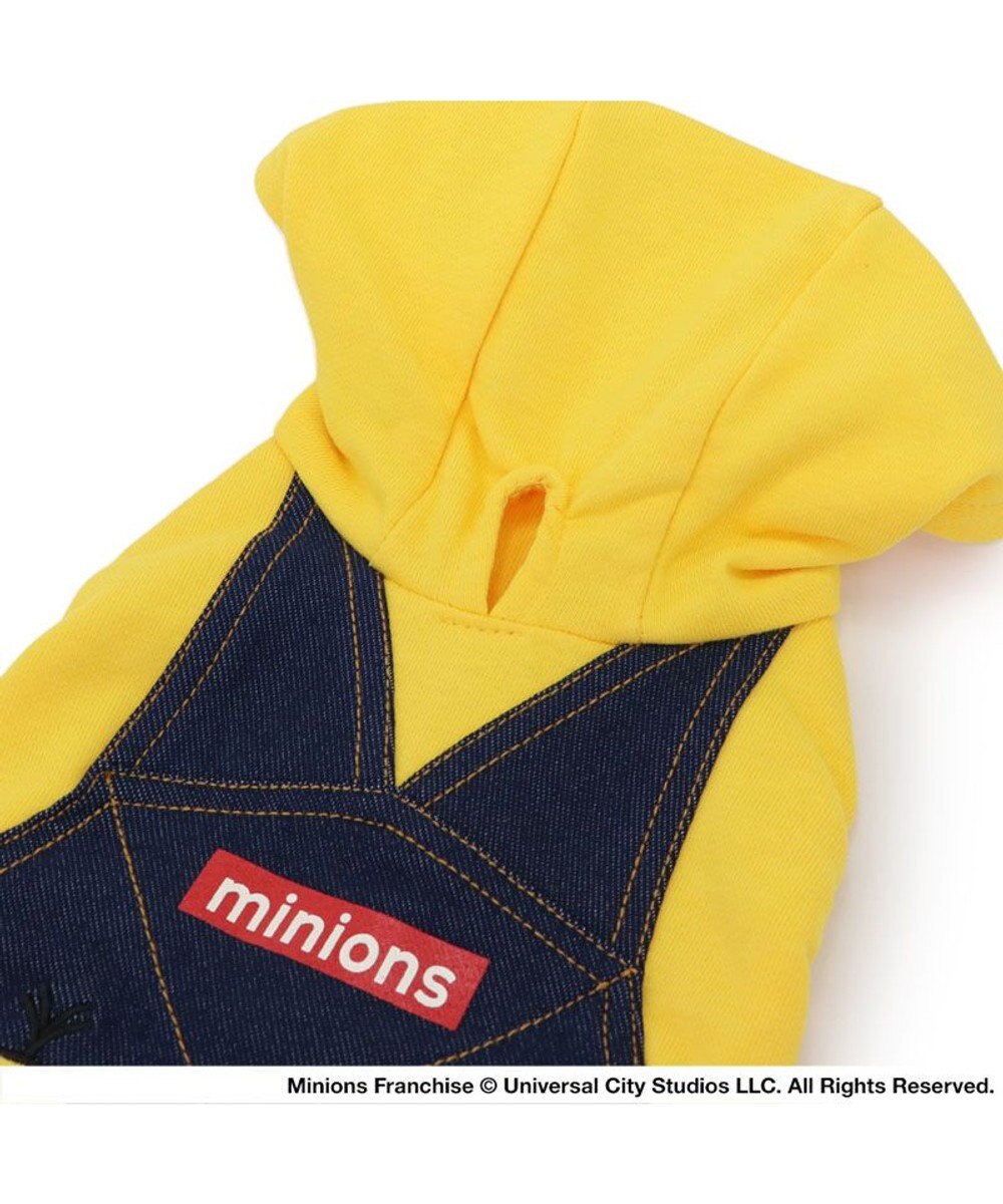 PET PARADISE ミニオン オーバーオール風 パーカー 小型犬 