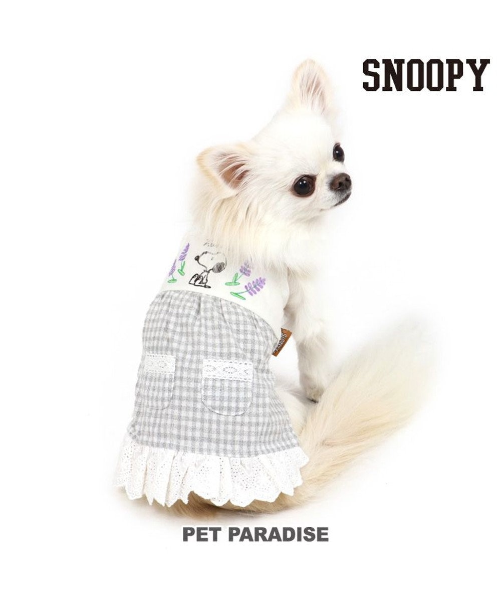 PET PARADISE 犬服 犬 服 ペットパラダイス スヌーピー リネン レース ワンピース 〔小型犬〕 超小型犬 小型犬 -