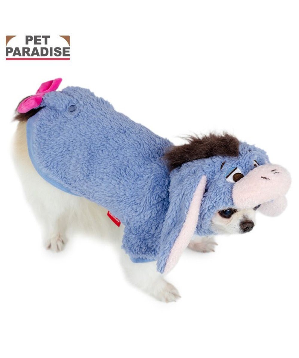 PET PARADISE ディズニー くまのプーさん イーヨー なりきりパーカー 小型犬 ブルーグレー