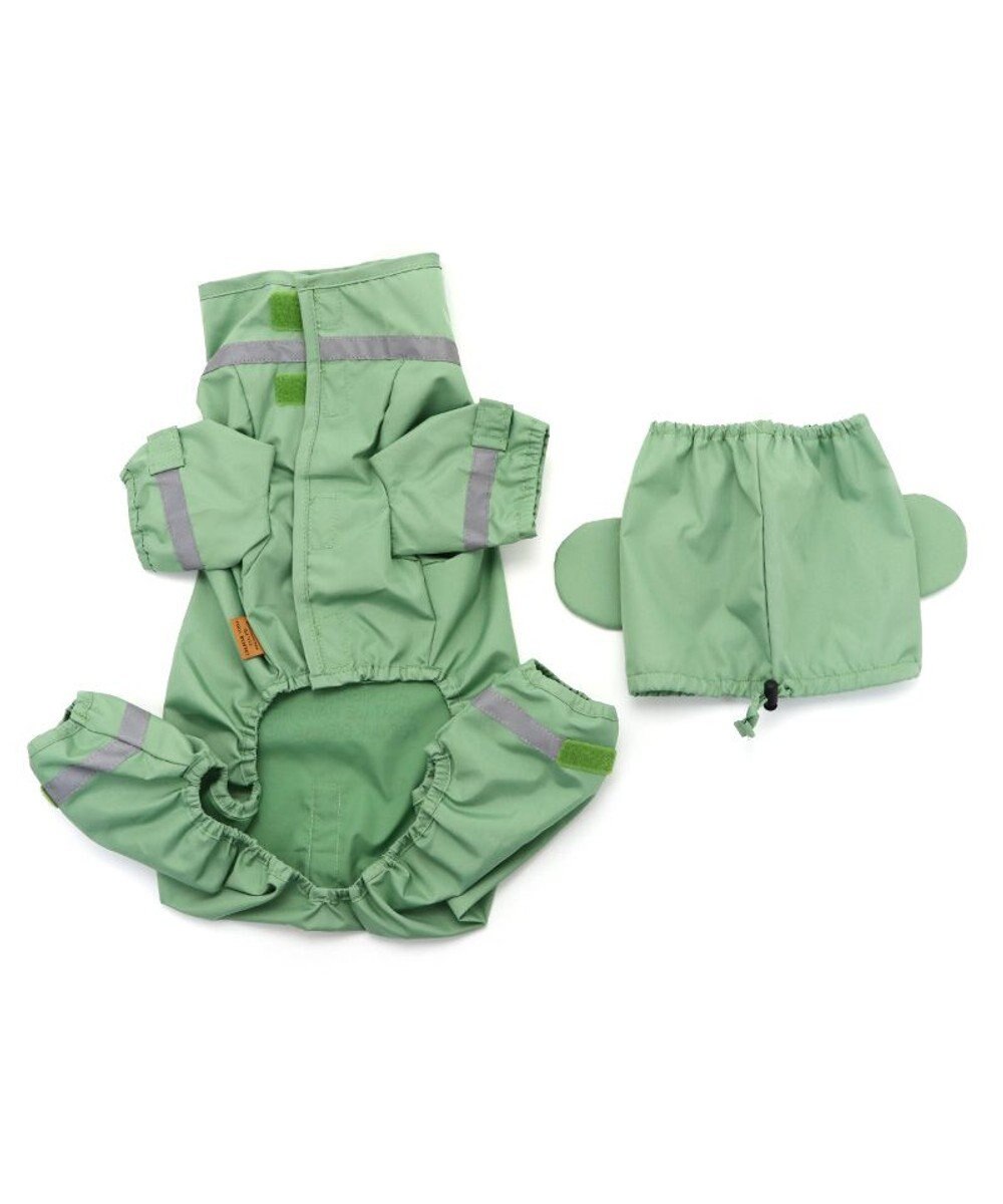 PET PARADISE スヌーピー フルカバーレインコート  スヌード付き 《ビーグルスカウト柄》 小型犬 