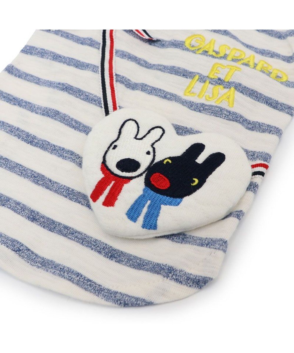 PET PARADISE リサとガスパール ボーダーハートTシャツ 小型犬