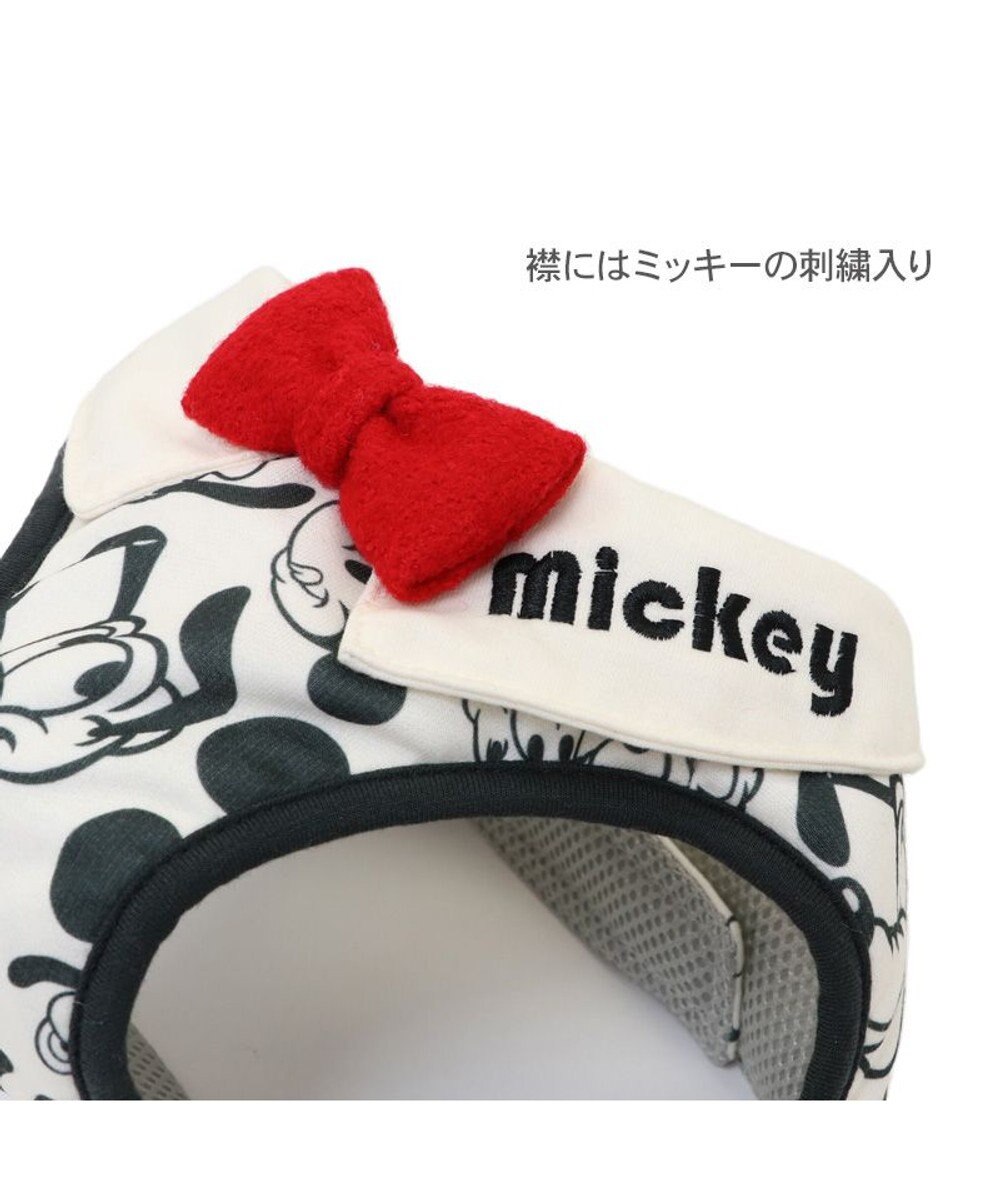 PET PARADISE ディズニー ミッキーマウス＆プルート ベストハーネス 《モノクロ》 4S / 3S 