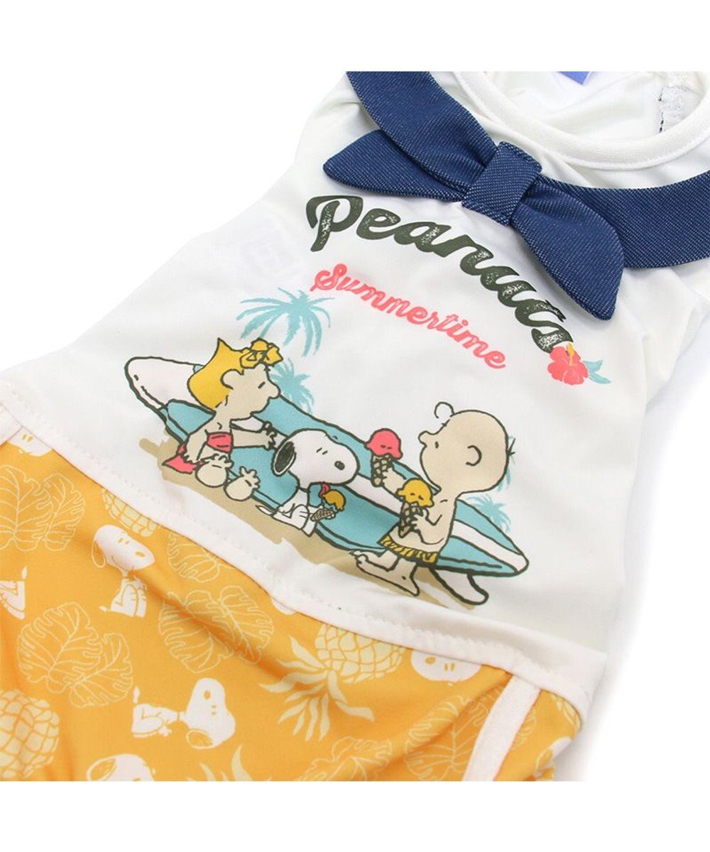 PET PARADISE スヌーピー エコメイド 天竺 パンツつなぎ  《 ビーチ柄 》 小型犬