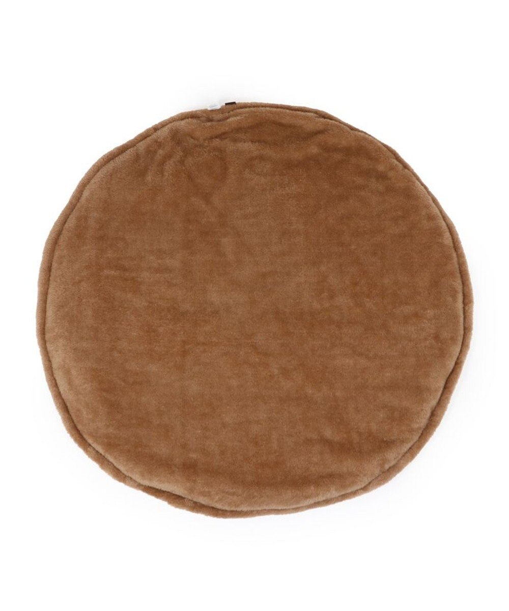 PET PARADISE ペットパラダイス くまちゃん 遠赤外線ボア 丸マット (70cm)  S 